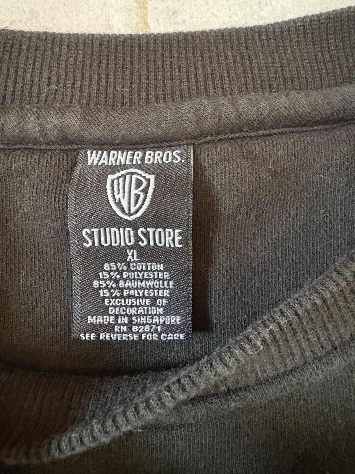 Vintage Vintage Warner Bros store sweatshirt Size US XL / EU 56 / 4 - 6 Thumbnail