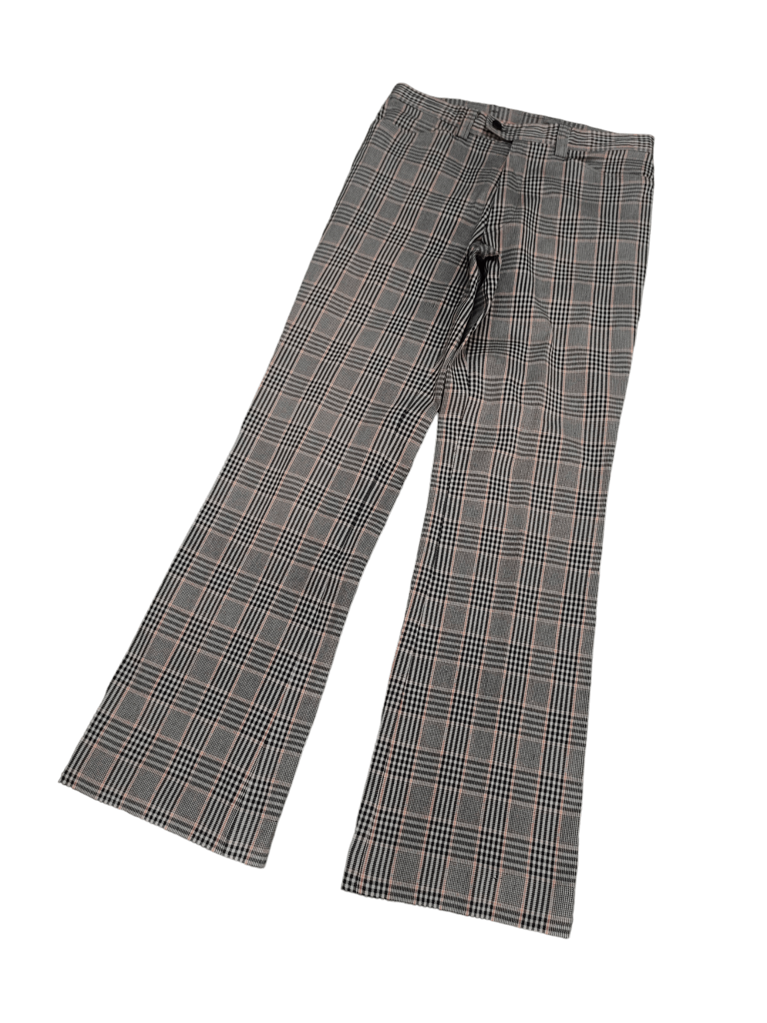 Tornado Mart 90s Flare Pants Tornado Mart Checkered Plaid Bootcut Y2k Size US 28 / EU 44 - 2 Thumbnail