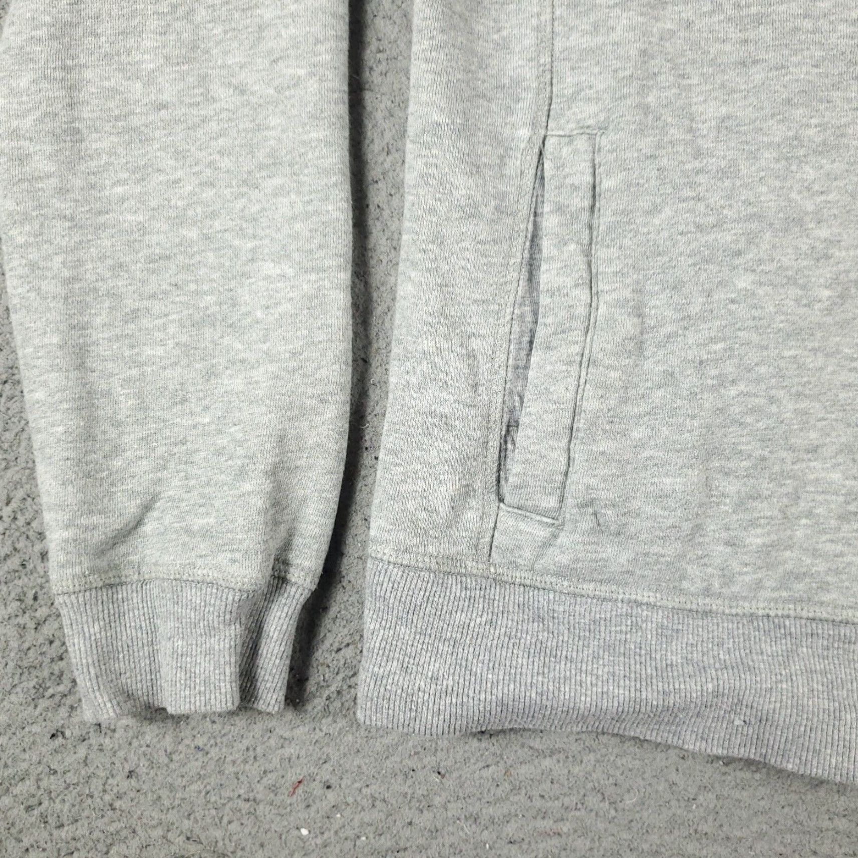 Nautica Nautica Full Zip Hoodie Sweater Womens Medium Gray Solid Knit Long Sleeve Casual Modern Size M / US 6-8 / IT 42-44 - 3 Thumbnail