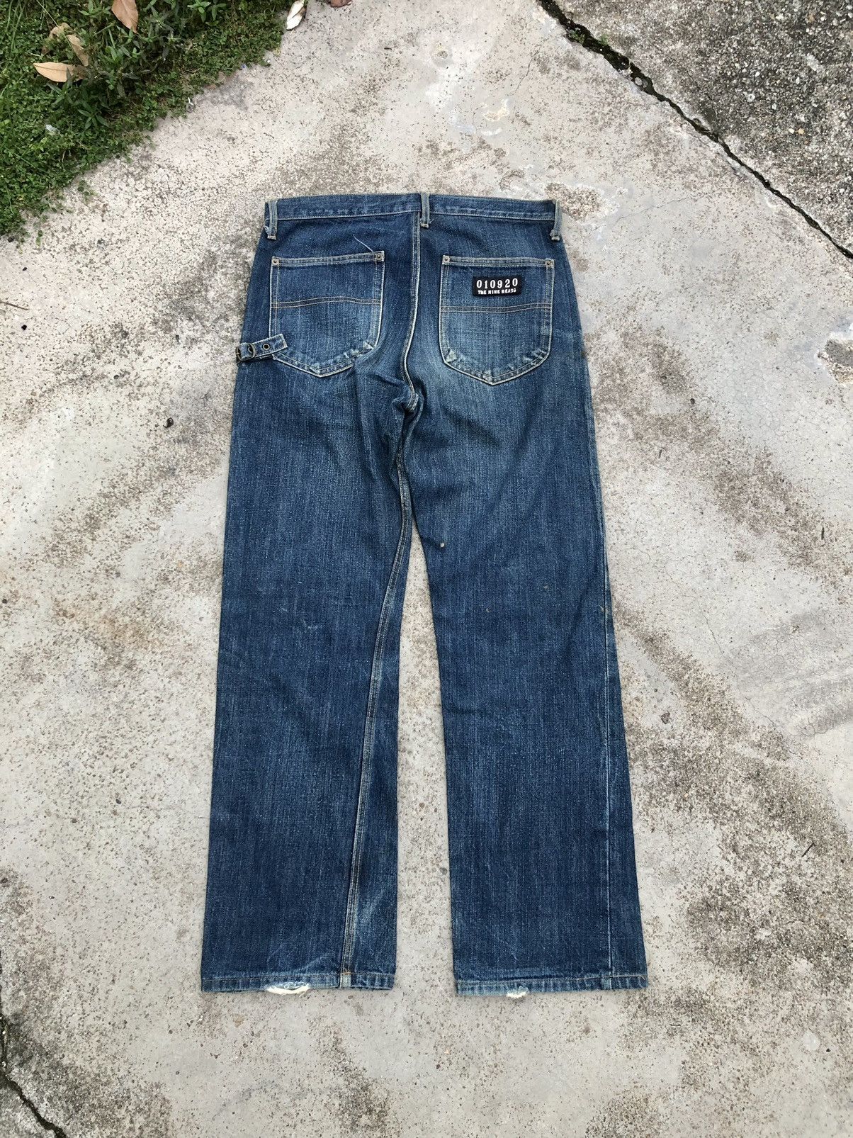 Japanese Brand WIDE LEG SELVEDGE THE NINE HEADS DENIM Size US 31 - 6 Thumbnail