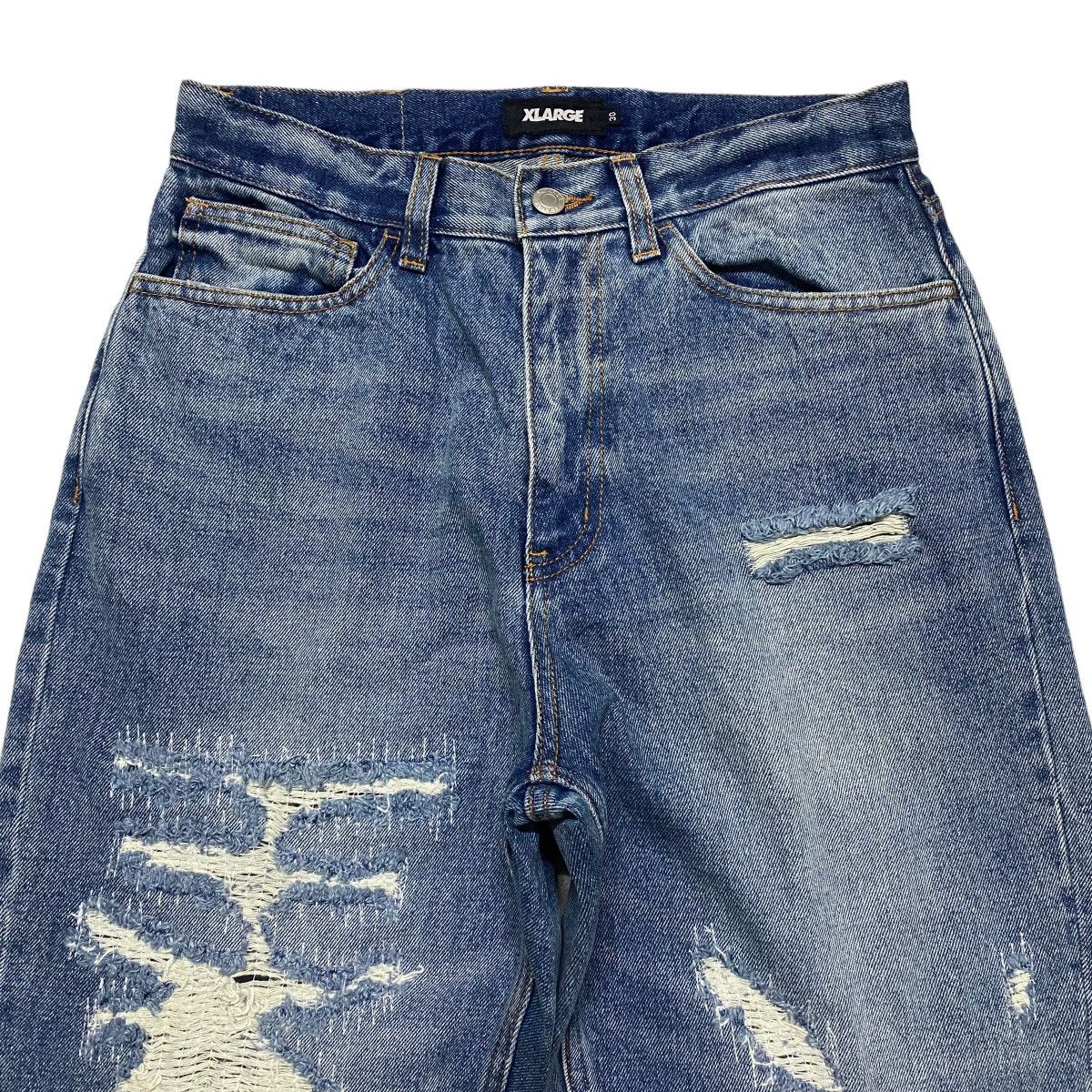 X-LARGE XLARGE Distressed Denim Baggy Jeans Size US 30 / EU 46 - 3 Thumbnail