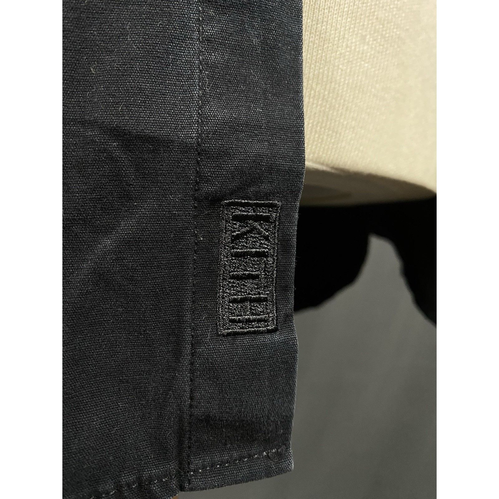 Kith Kith Garment Dyed Men's Black Denim Overshirt Jacket Size M Size US M / EU 48-50 / 2 - 9 Thumbnail