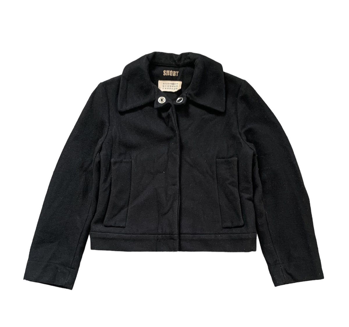 Maison Margiela MM6 Maison Margiela Short Blend Wool Jacket Size S / US 4 / IT 40 - 1 Thumbnail