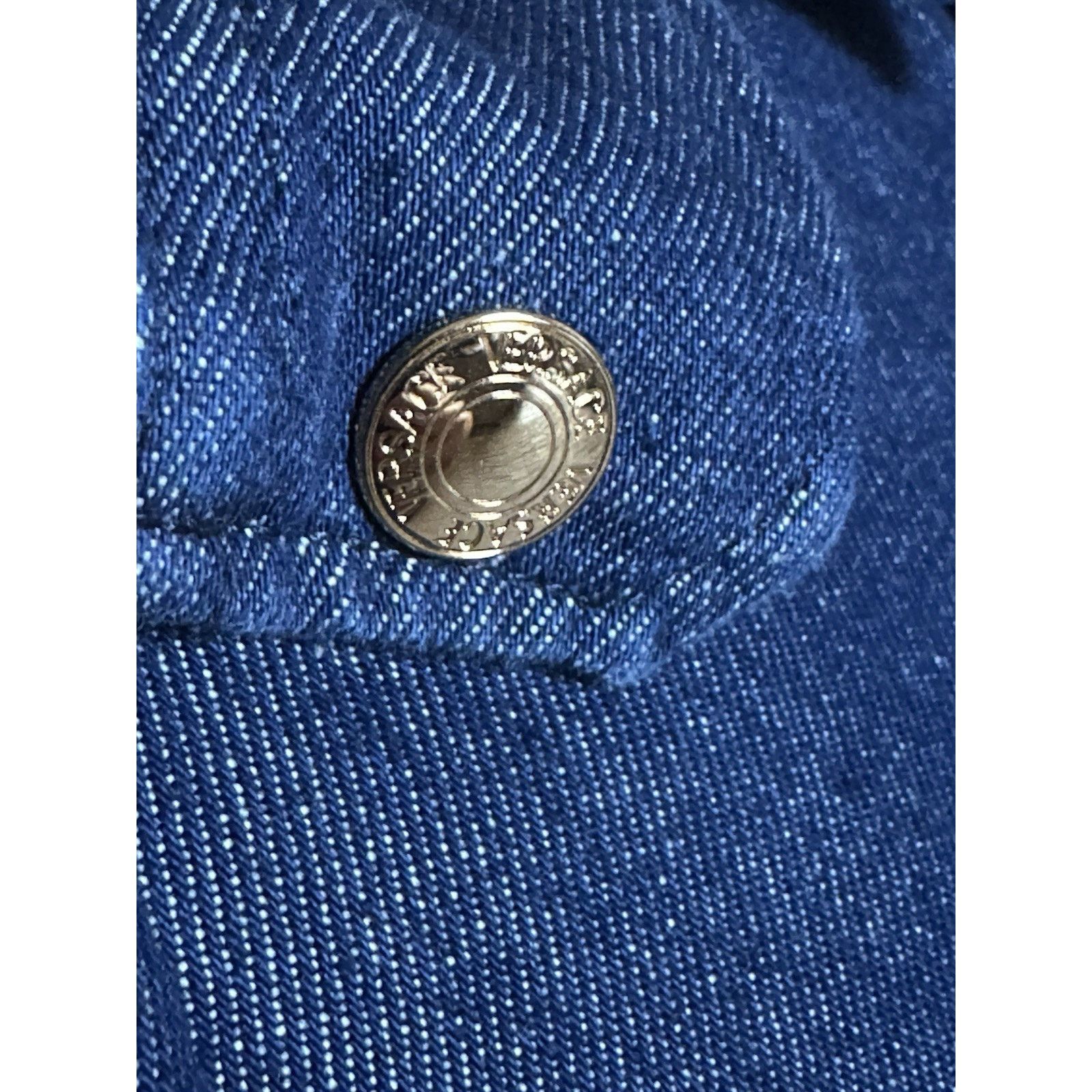 Versace Versace Medusa Blouson Denim Jacket Blue 42 US 1016845 Size US L / EU 52-54 / 3 - 10 Thumbnail