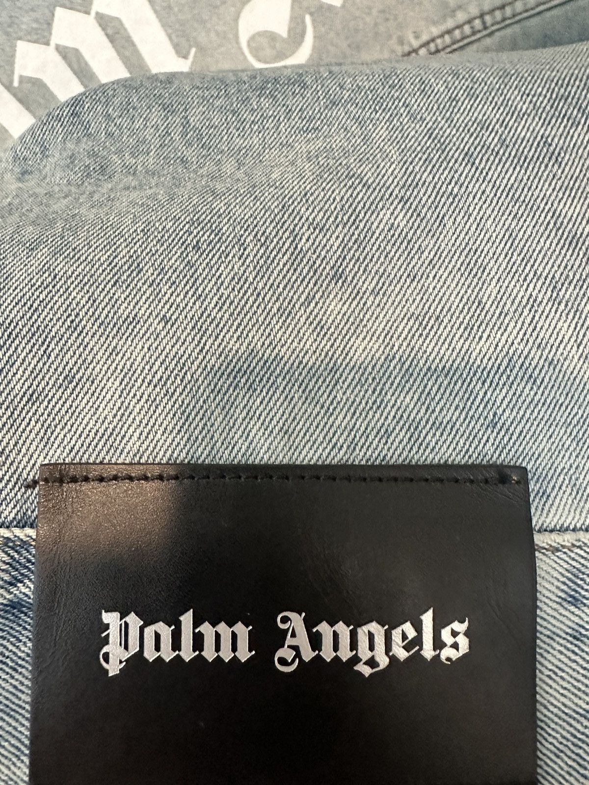Palm Angels Palm Angels Logo Denim Jacket Size US L / EU 52-54 / 3 - 5 Thumbnail