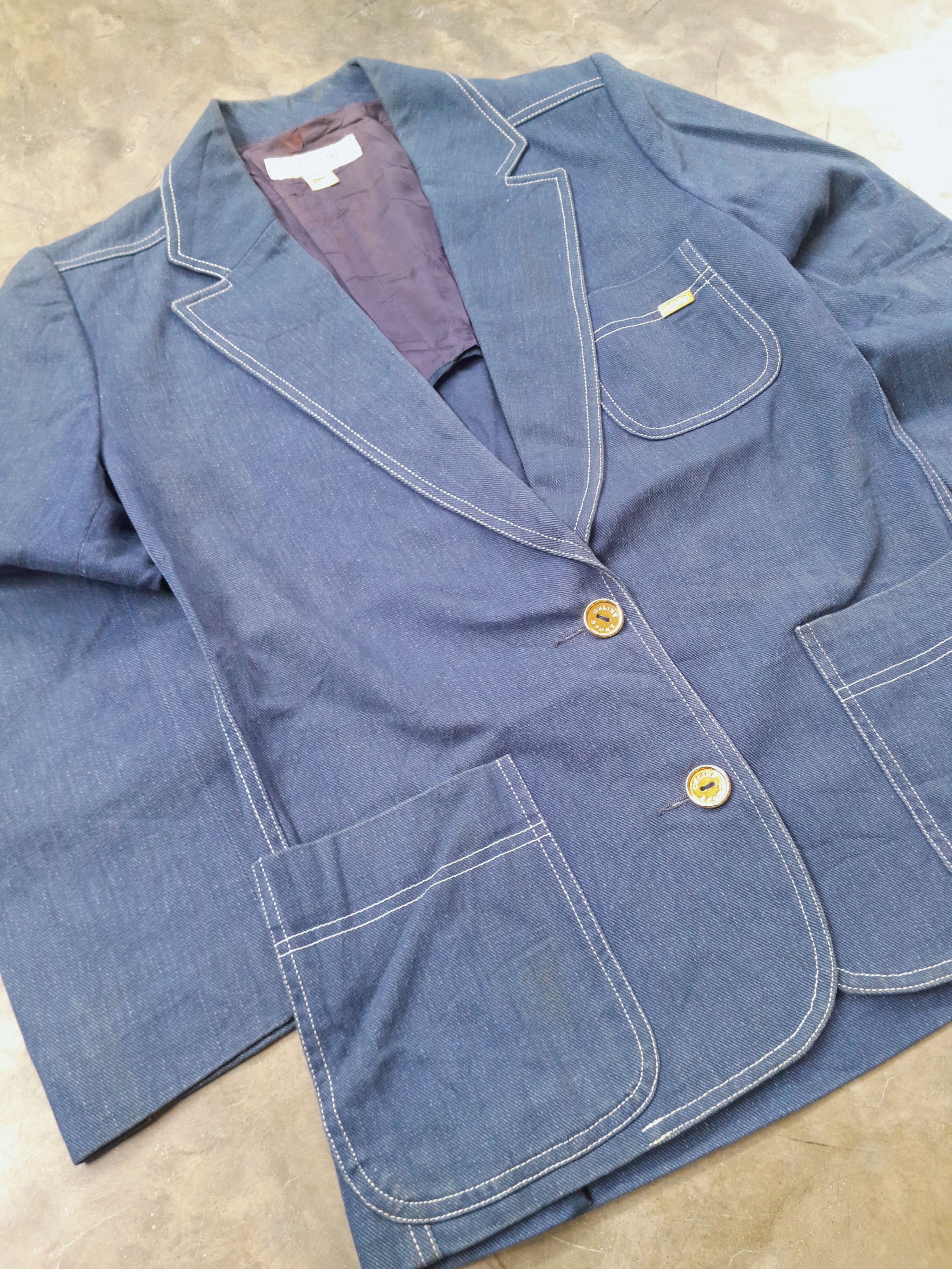 Celine RARE Celine Jeans Blazer Size M / US 6-8 / IT 42-44 - 2 Thumbnail