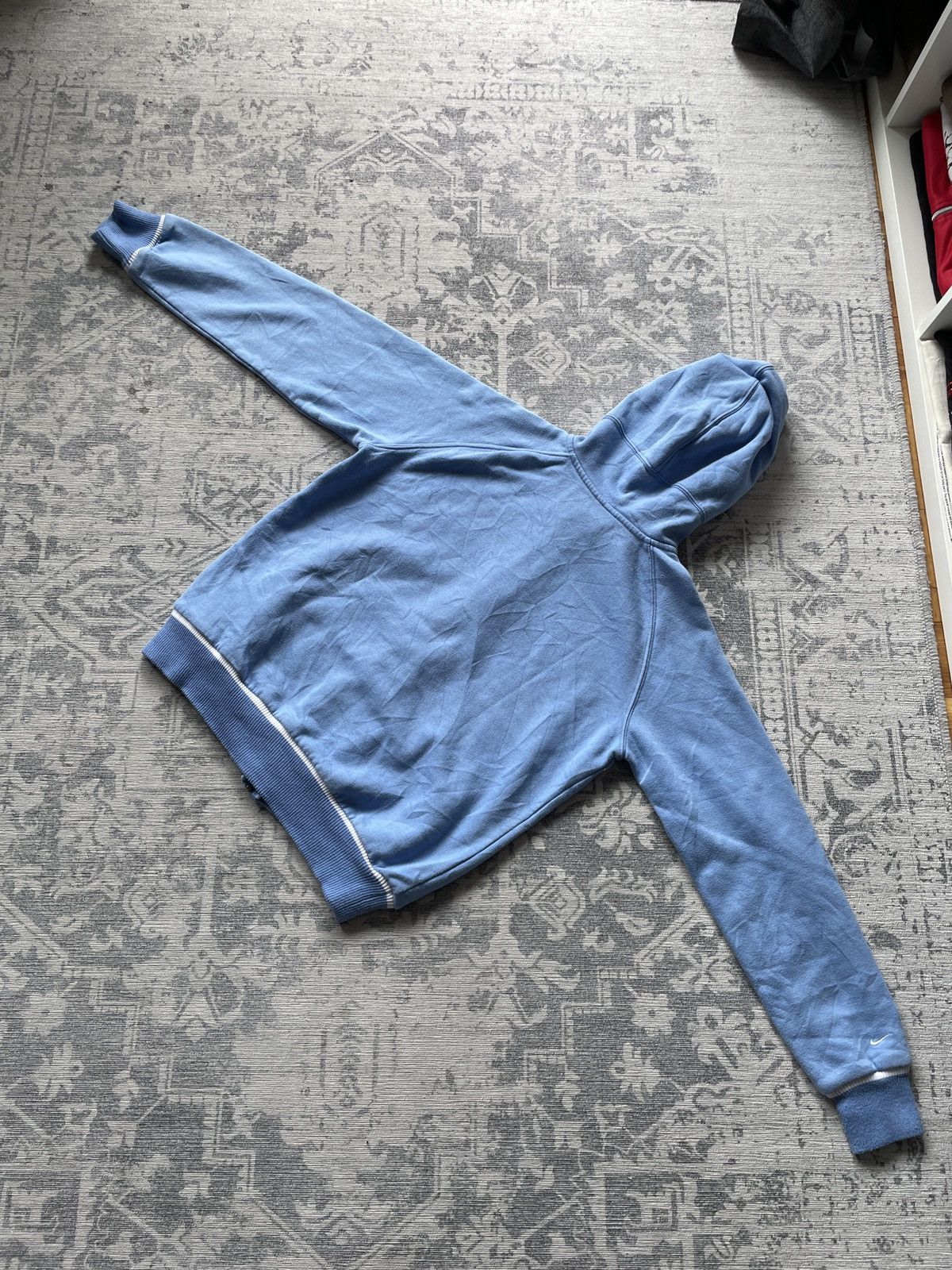 Japanese Brand × Nike × Vintage Vintage Nike Carolina Zip Hoodie Big Logo Cropped Japanese Size US S / EU 44-46 / 1 - 9 Thumbnail