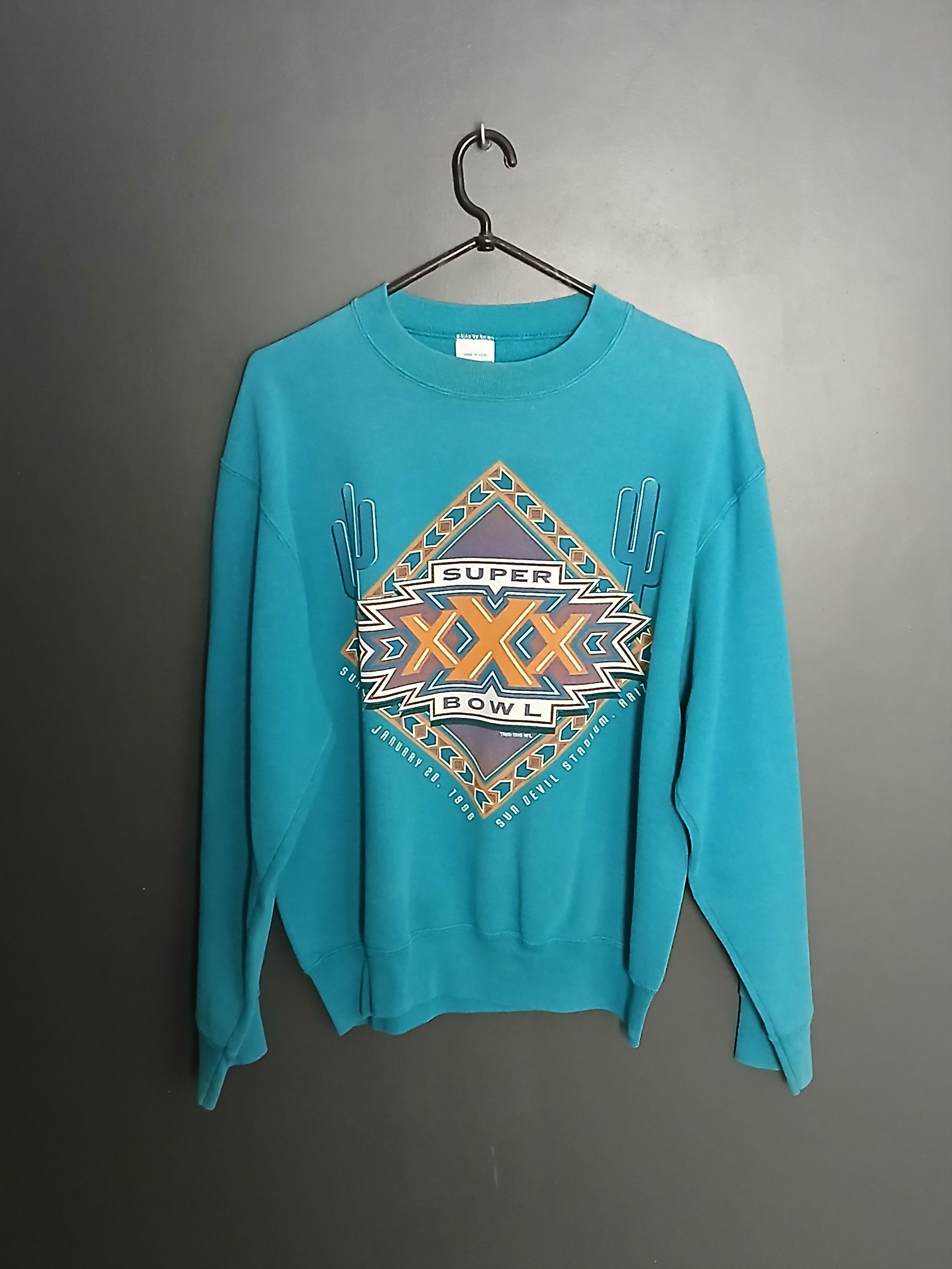 NFL × Vintage Vintage 1996 NFL Super Bowl XXX Sweatshirt Size US M / EU 48-50 / 2 - 1 Thumbnail