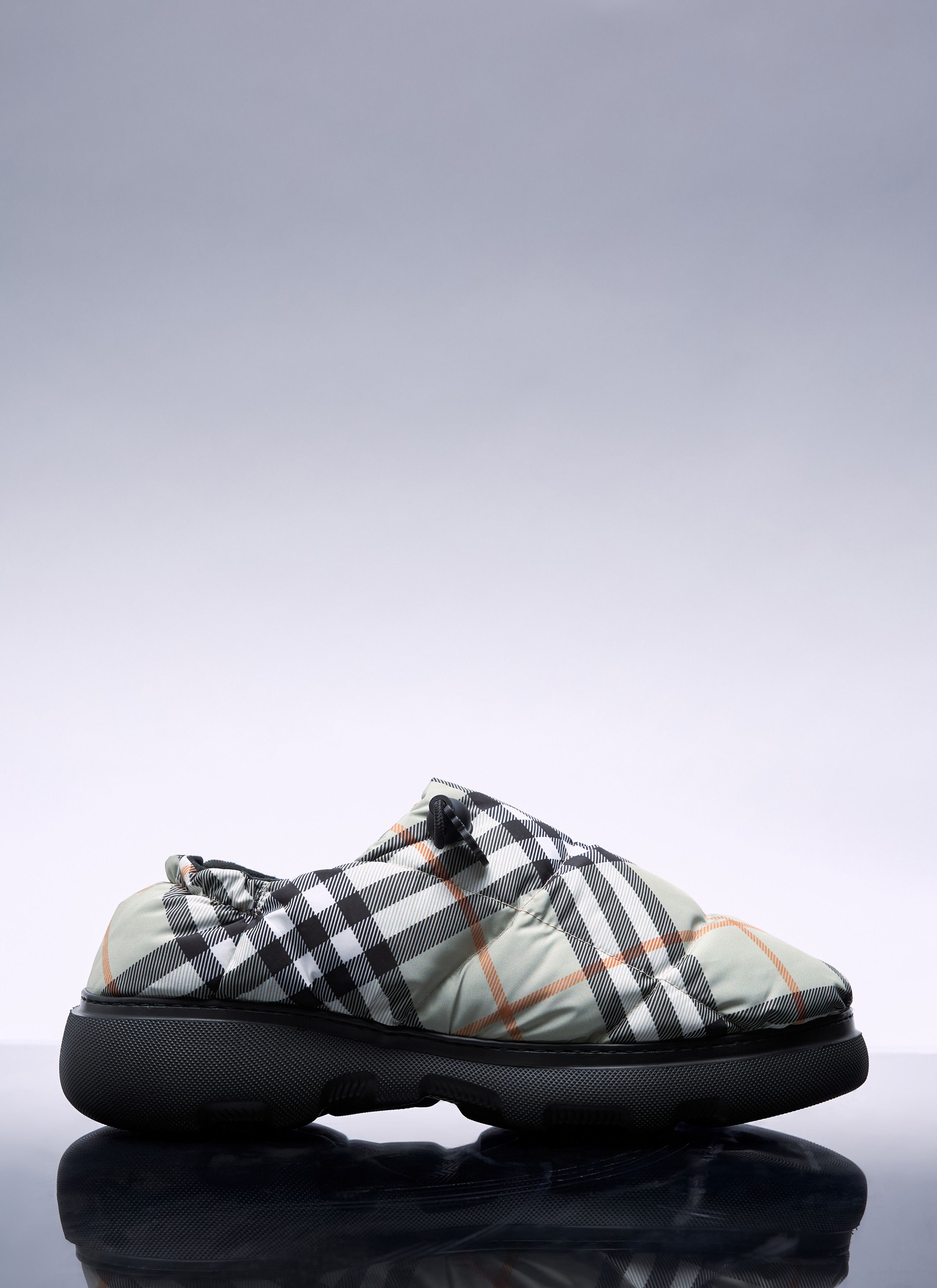 Burberry Check Nylon-Blend Pillow Mule Size US 10 / EU 43 - 1 Thumbnail
