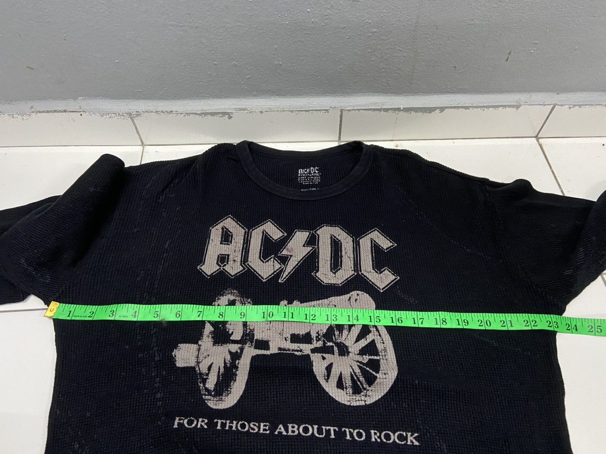 AC/DC ACDC FOR THOSE ABOUT TO ROCK 2005 WAFFLE LONG SLEEVE Size US XL / EU 56 / 4 - 11 Thumbnail