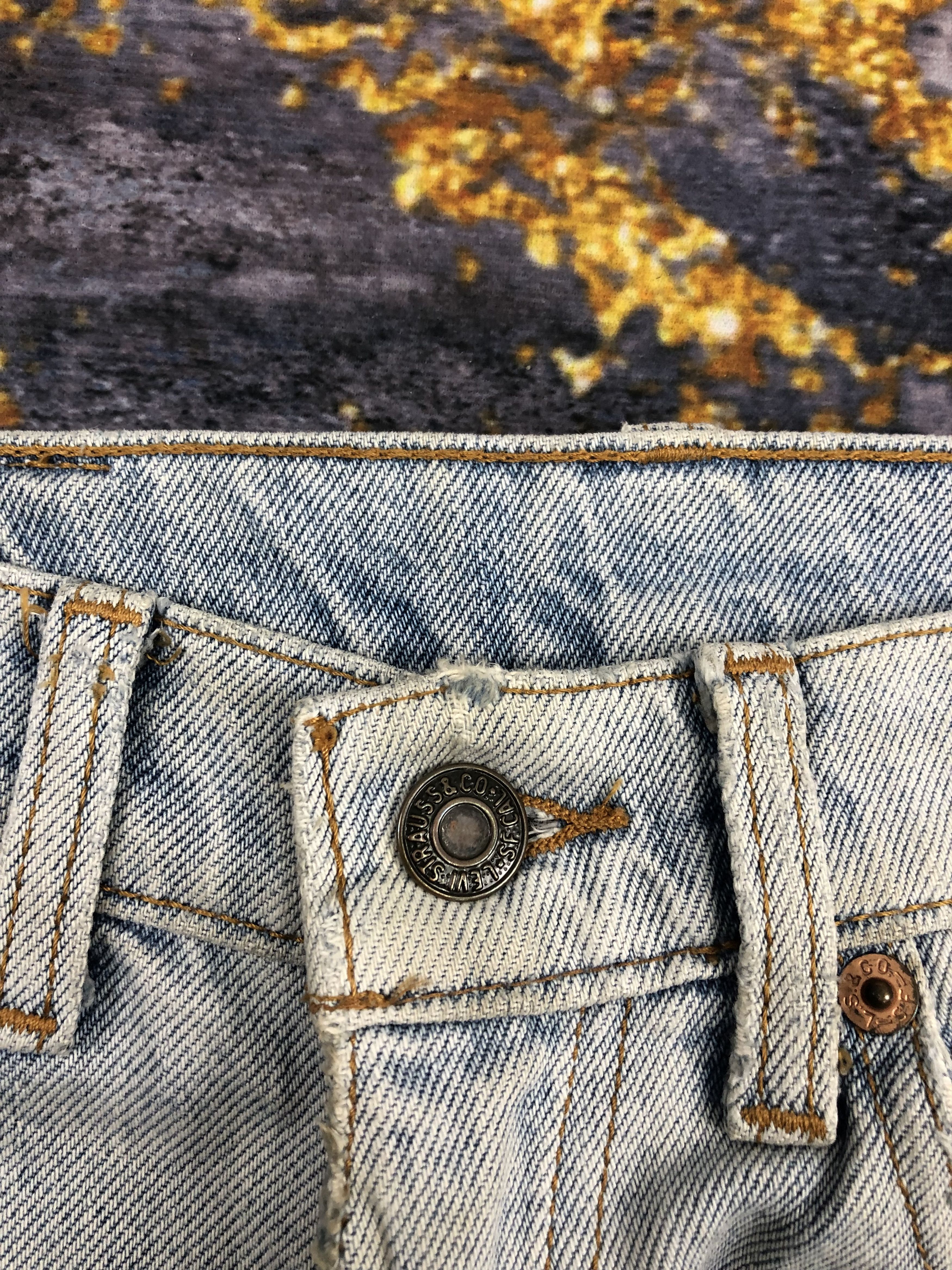 Levi's Vintage Levis Stained Light Washed Jeans DPP0171 Size US 28 / EU 44 - 6 Thumbnail