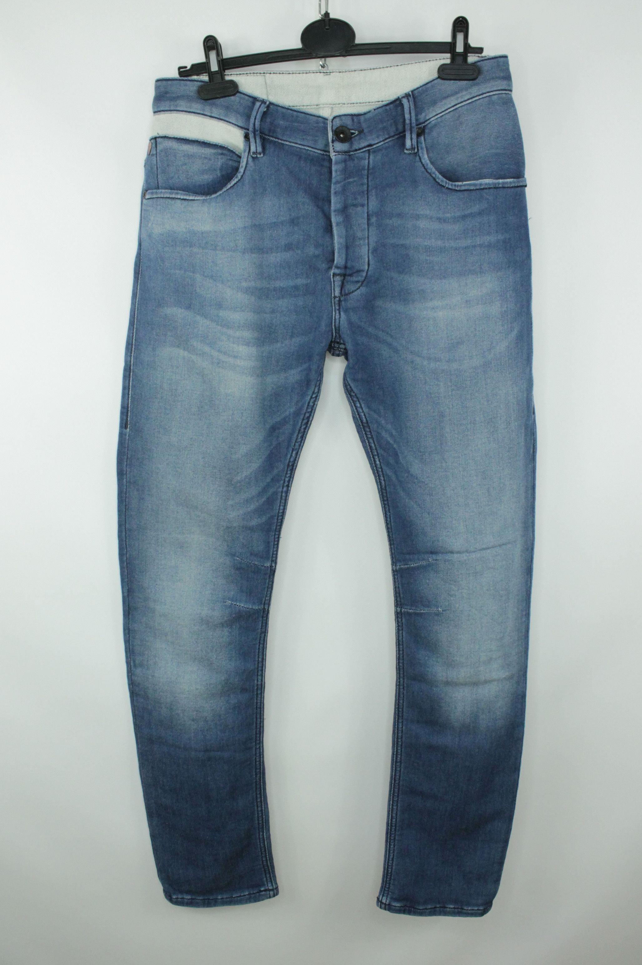Strellson Strellson Fletwood Regular Low Tapered Blue Denim Jeans Size US 31 - 1 Thumbnail