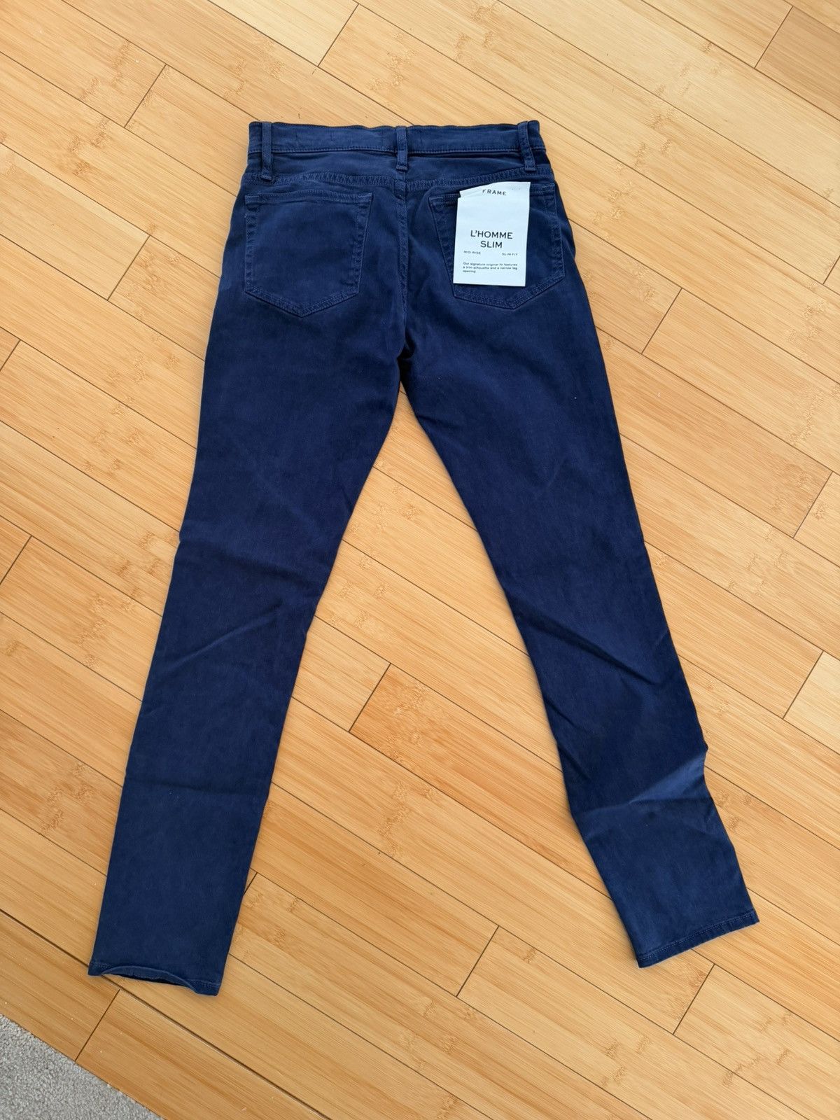 Frame Frame L’Homme Slim Mid-Rise Slim Fit Blue Jeans Size US 30 / EU 46 - 1 Thumbnail