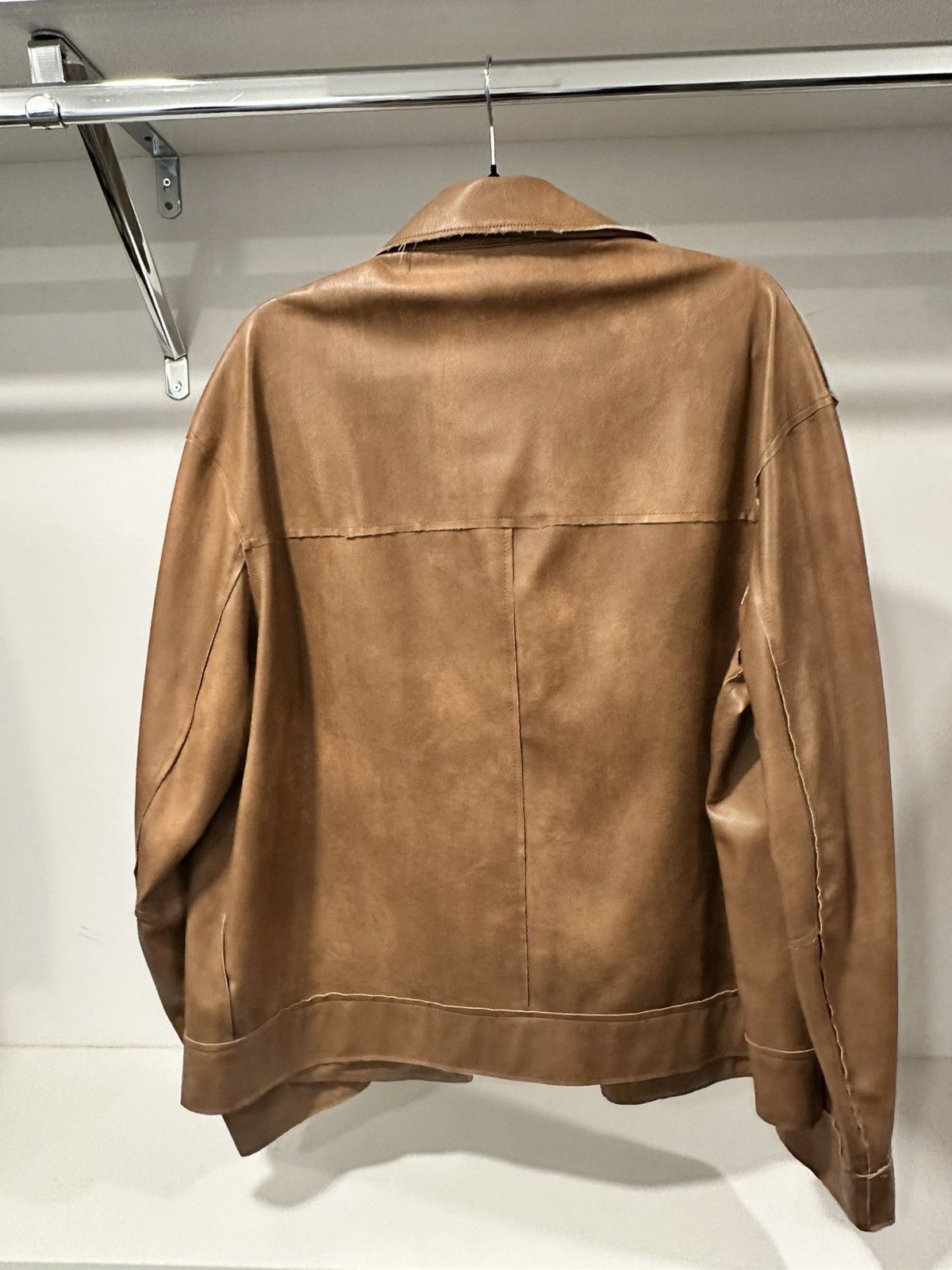 Zara Zara Faux Leather Shirt Jacket Size US M / EU 48-50 / 2 - 8 Thumbnail