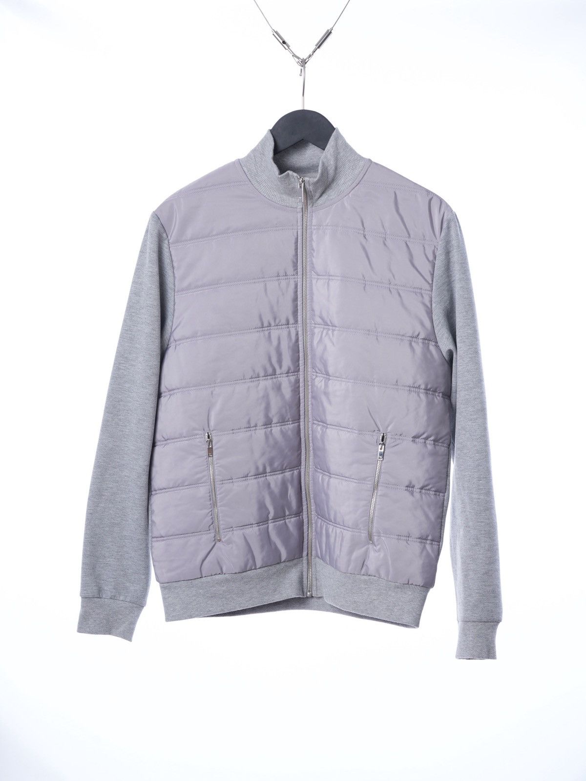 Reiss Reiss FREDDIE HYBRID QUILT AND KNIT ZIP-THROUGH JACKET Size US XL / EU 56 / 4 - 1 Thumbnail