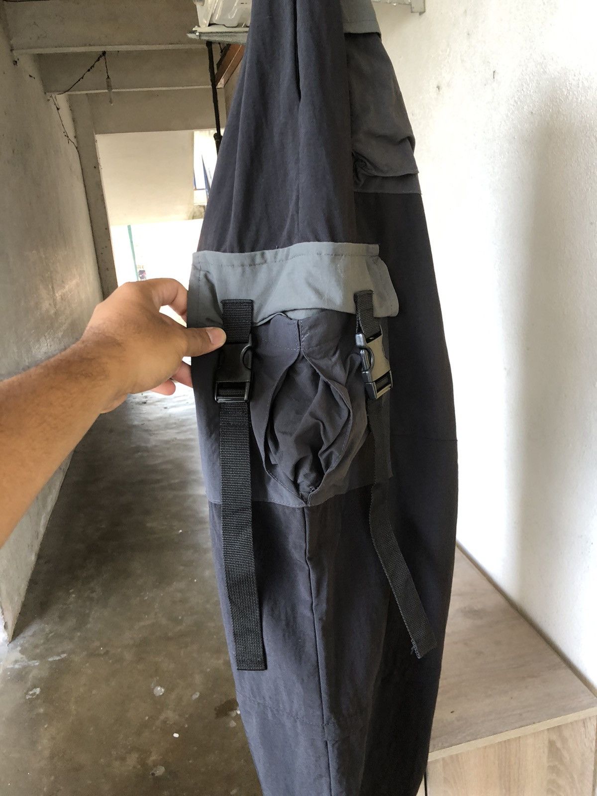 Japanese Brand Rare🔥 A-Wende Multipocket Parachute Pants Size US 30 / EU 46 - 8 Thumbnail
