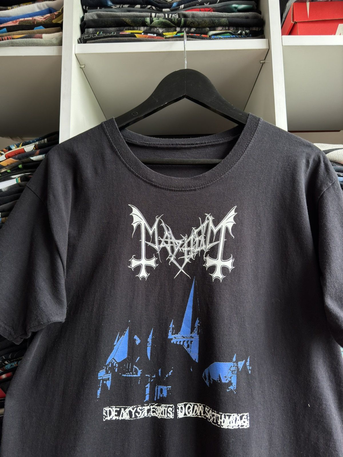 Band Tees Vintage Mayhem De Mysteriis Dom Sathanas Black Metal Tee Size US L / EU 52-54 / 3 - 2 Thumbnail