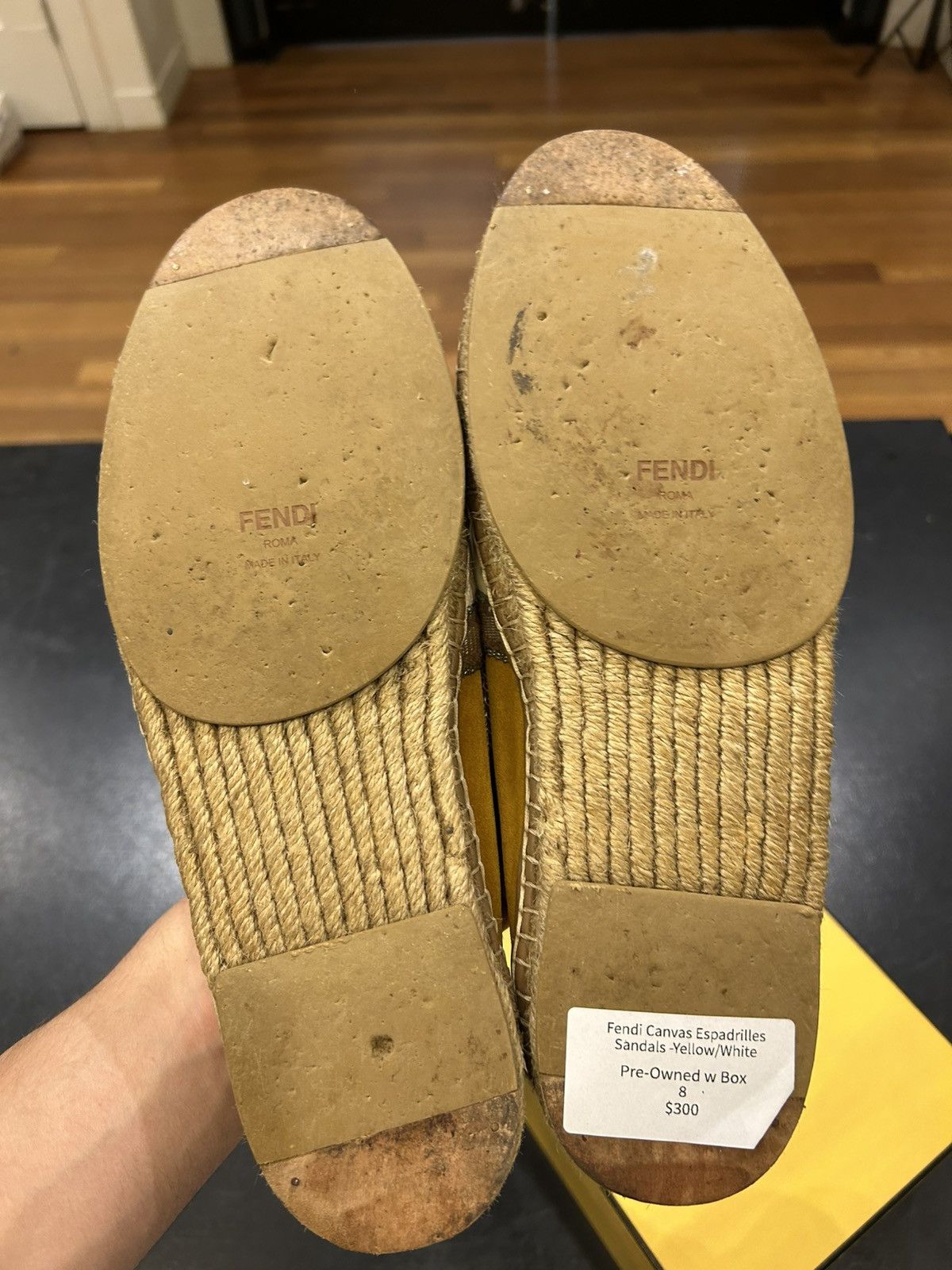 Fendi Fendi Canvas Espadrilles Sandals Size US 8 / EU 41 - 5 Thumbnail