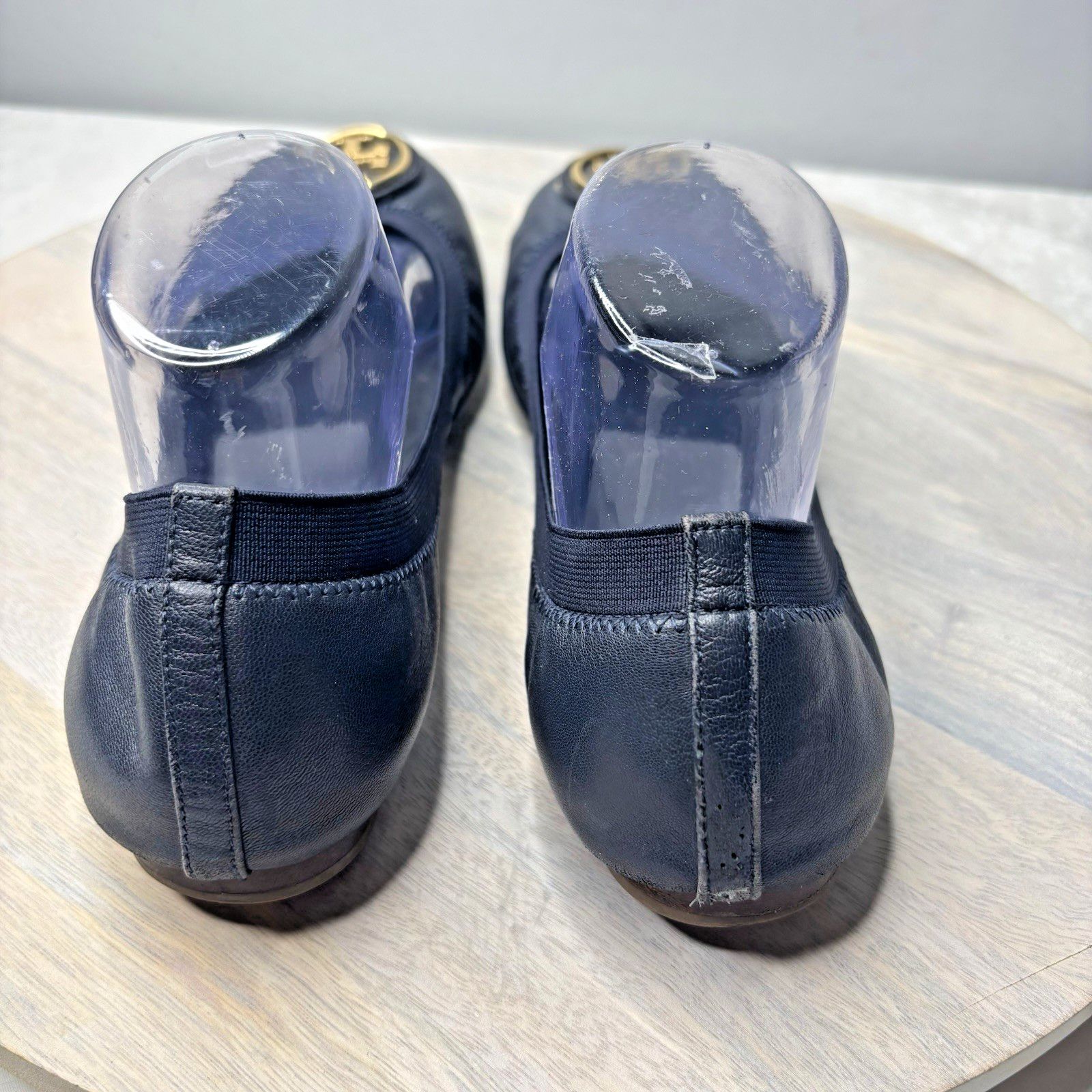 Tory Burch Tory Burch Slip On Navy Shoes 9M Size US 9 / IT 39 - 4 Thumbnail