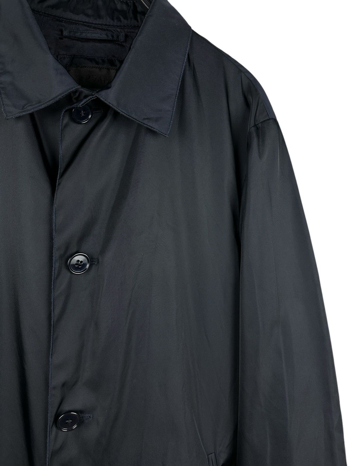 Prada × Vintage Vintage Prada Nylon Mac Coat Jacket Size 46 IT Made in Italy Size US S / EU 44-46 / 1 - 3 Thumbnail