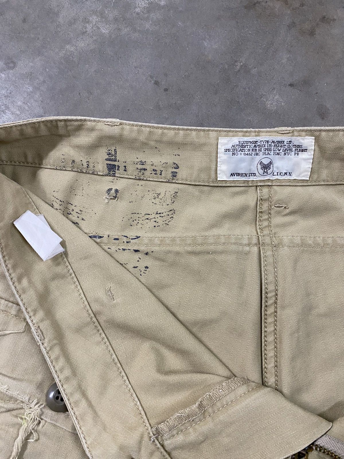 Avirex Avirex Monkey Pant Workwear Distressed @314 Size US 32 / EU 48 - 15 Thumbnail