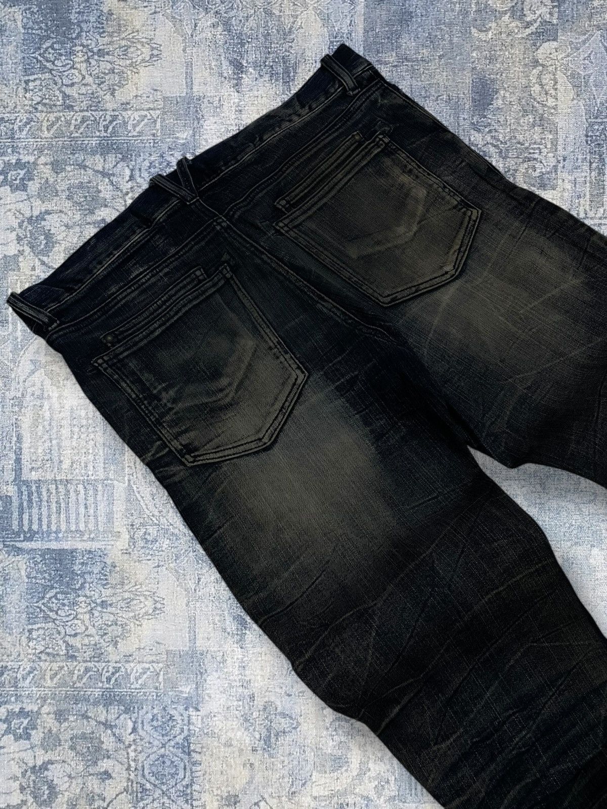 Japanese Brand Vintage 1990s Japan Designer Semantic Iconic Mudwash Denim Size US 34 / EU 50 - 15 Thumbnail