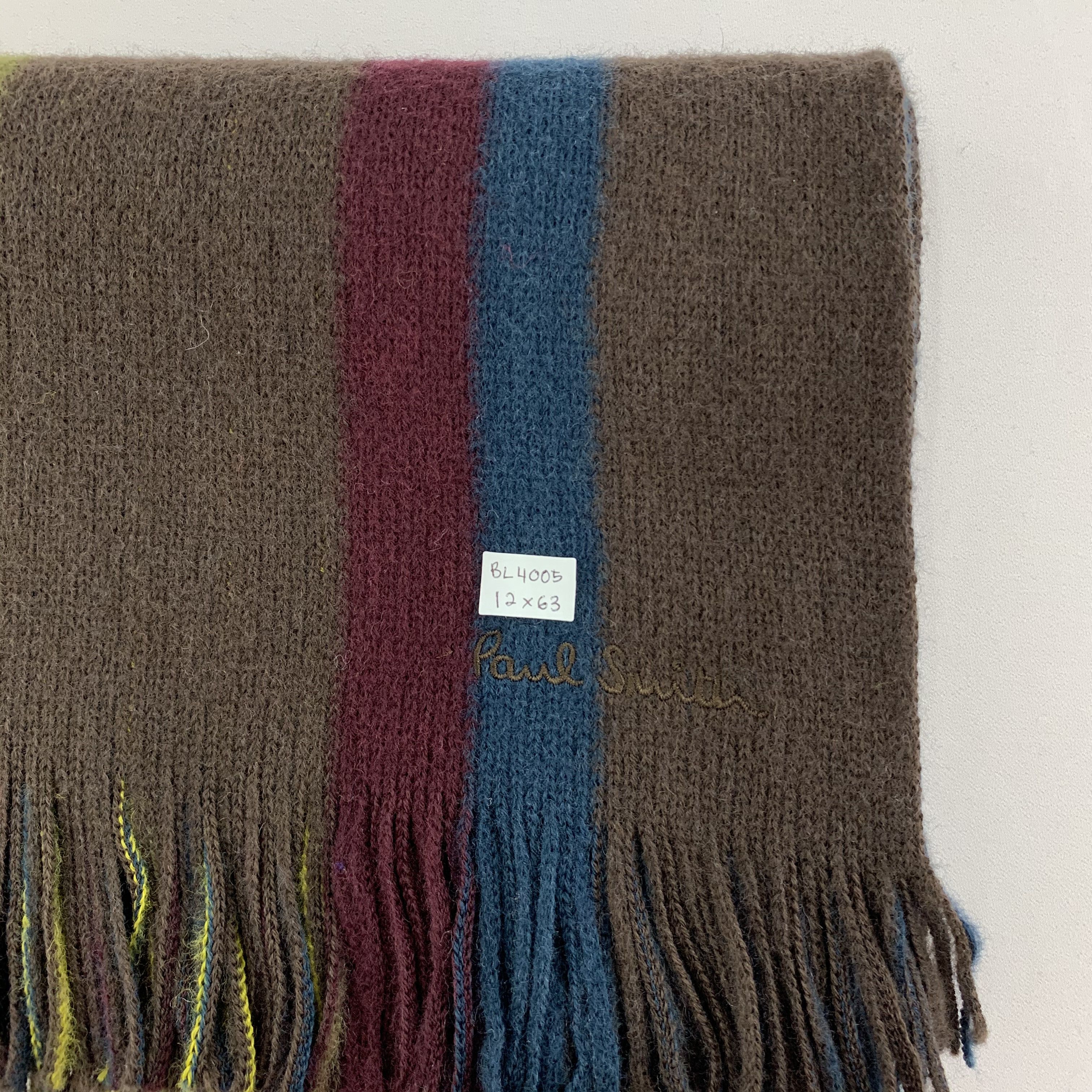 Paul Smith Paul smith Scarf Wool Muffler Neck Wrap BL4005 Size ONE SIZE - 6 Thumbnail