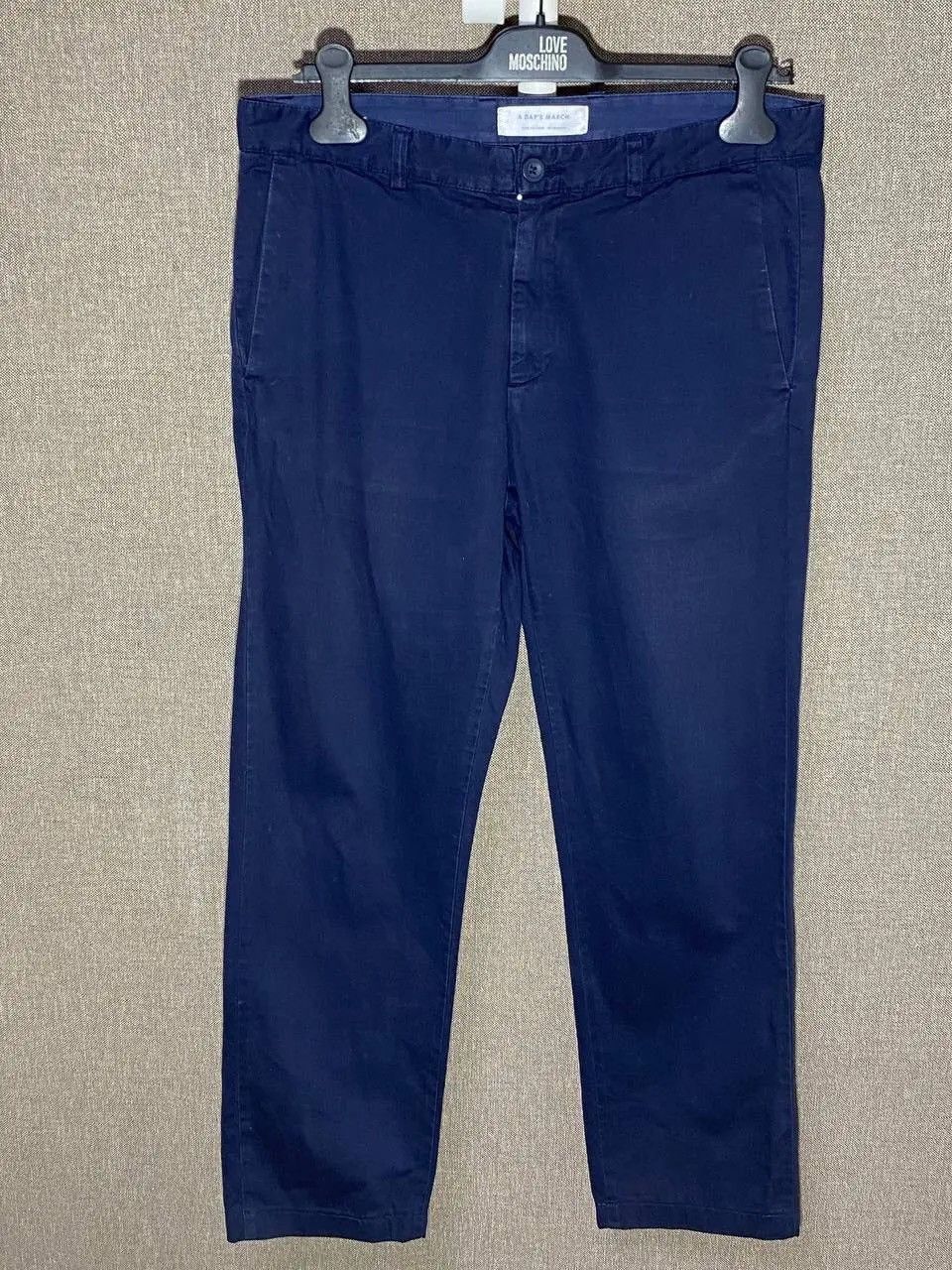 A Day's March A Day’s March Slim Fit Pant Trousers In Navy Size 48 Size US 30 / EU 46 - 1 Thumbnail