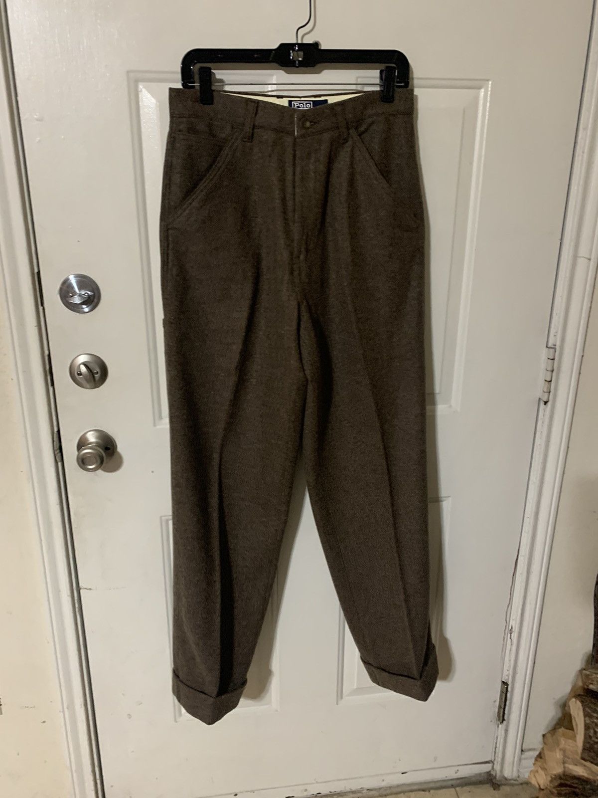 Polo Ralph Lauren Wool Blend Cargo cuffed Jean Pants Size US 30 / EU 46 - 1 Thumbnail
