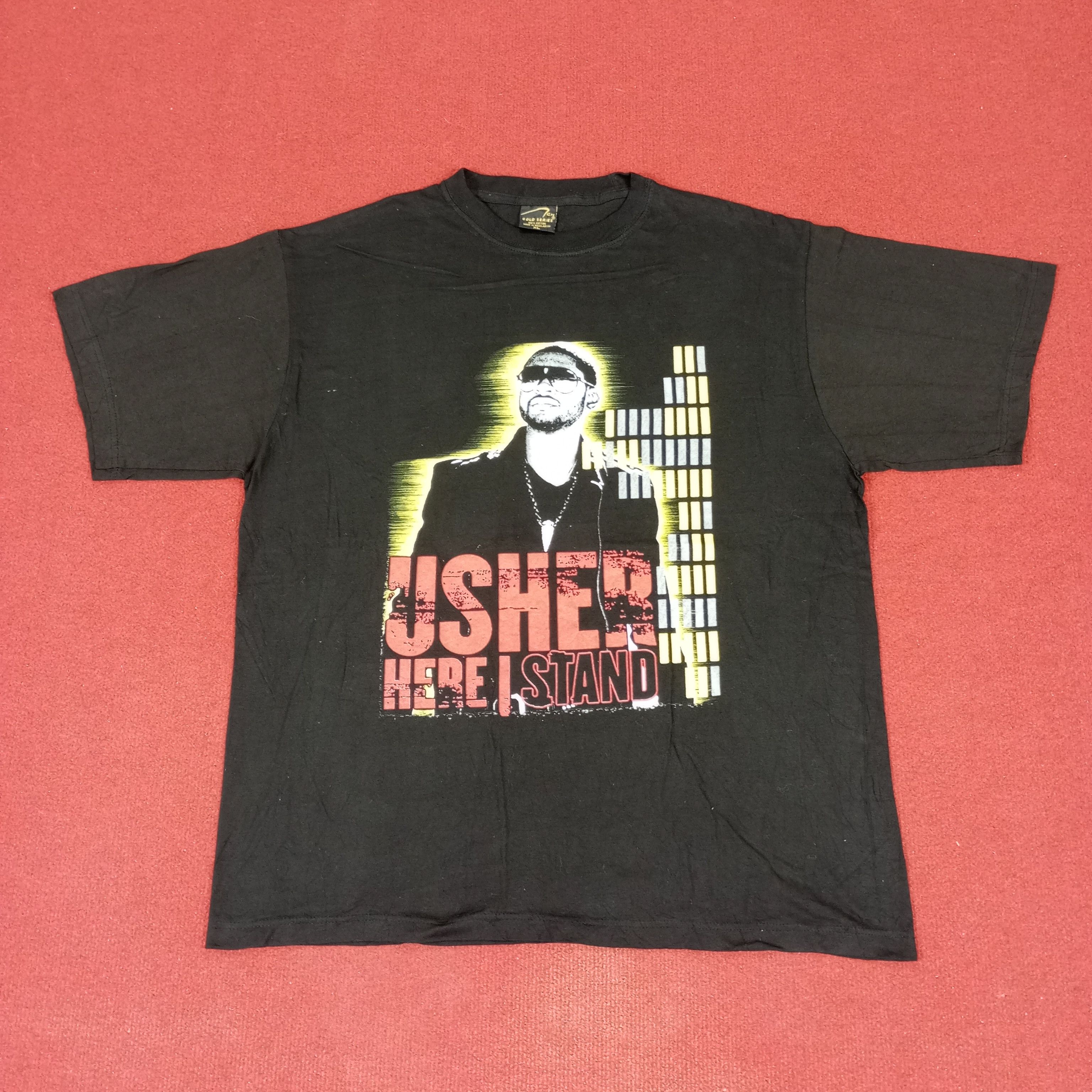 Rap Tees × Vintage Usher American Singer Songwriter And Dancer Phototees Style Size US XL / EU 56 / 4 - 1 Thumbnail