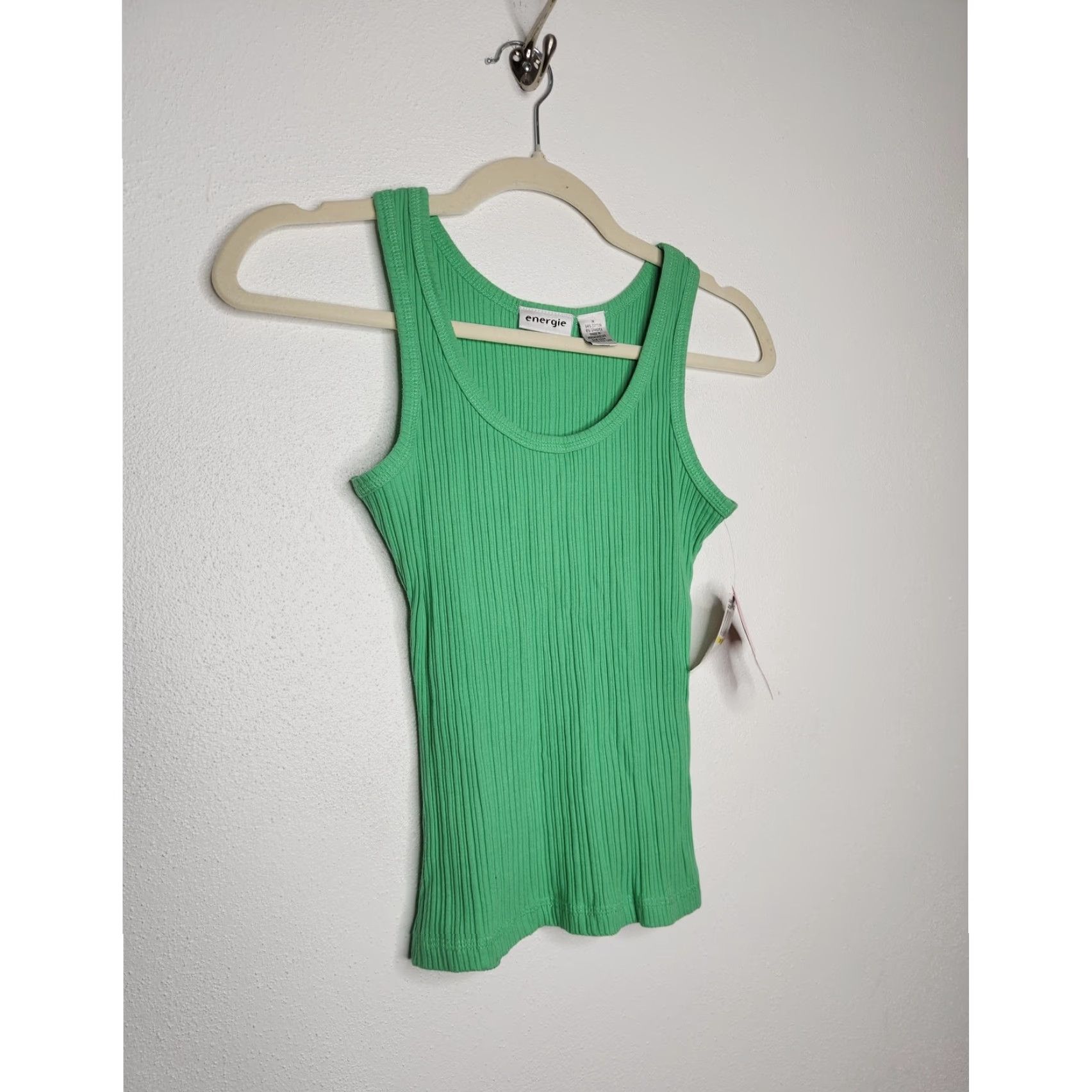 Energie VINTAGE Energie Green Tank Top M Womens Tank Medium Green NWT Fairy Whimsy 90s Y2K Size M / US 6-8 / IT 42-44 - 2 Thumbnail