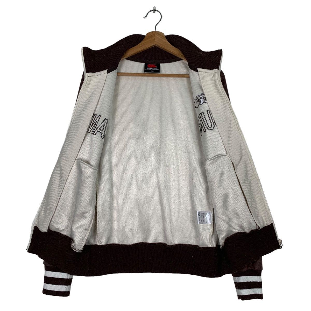 Canterbury of New Zealand CONTERBURY Spellout Big Logo Zipper Sweater Jacket #0140-C7 Size US M / EU 48-50 / 2 - 12 Thumbnail