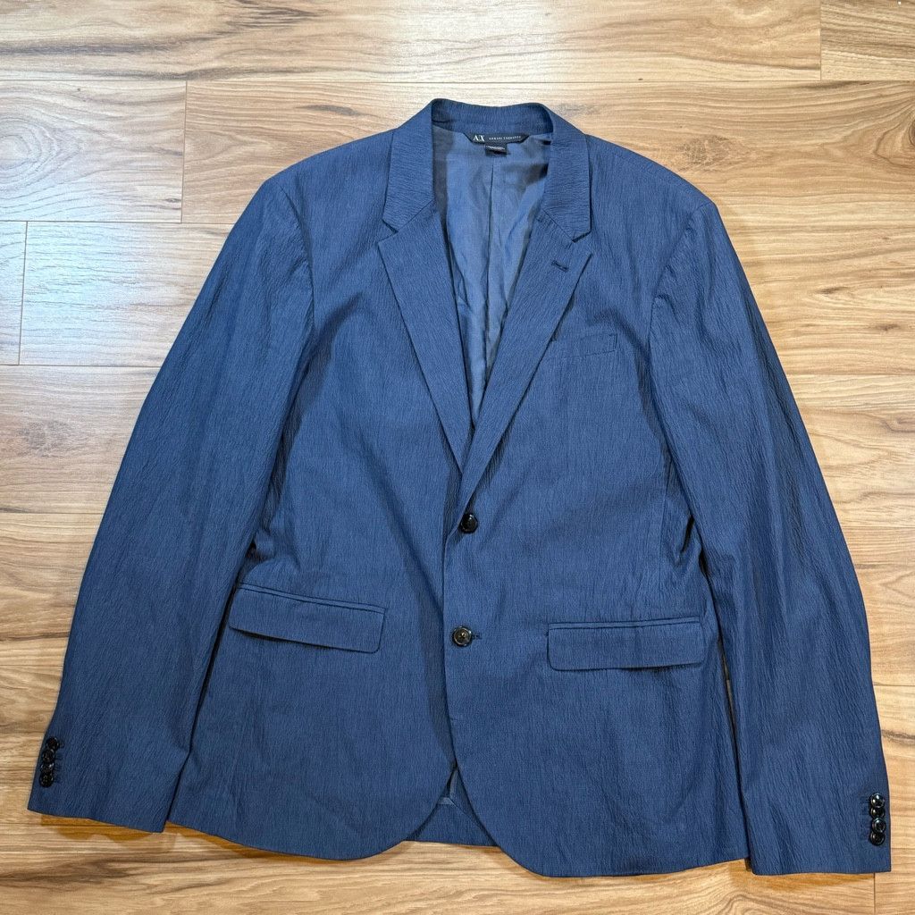 Armani Exchange Armani Exchange Men’s Blue Blazer 42R Size 42R - 1 Thumbnail