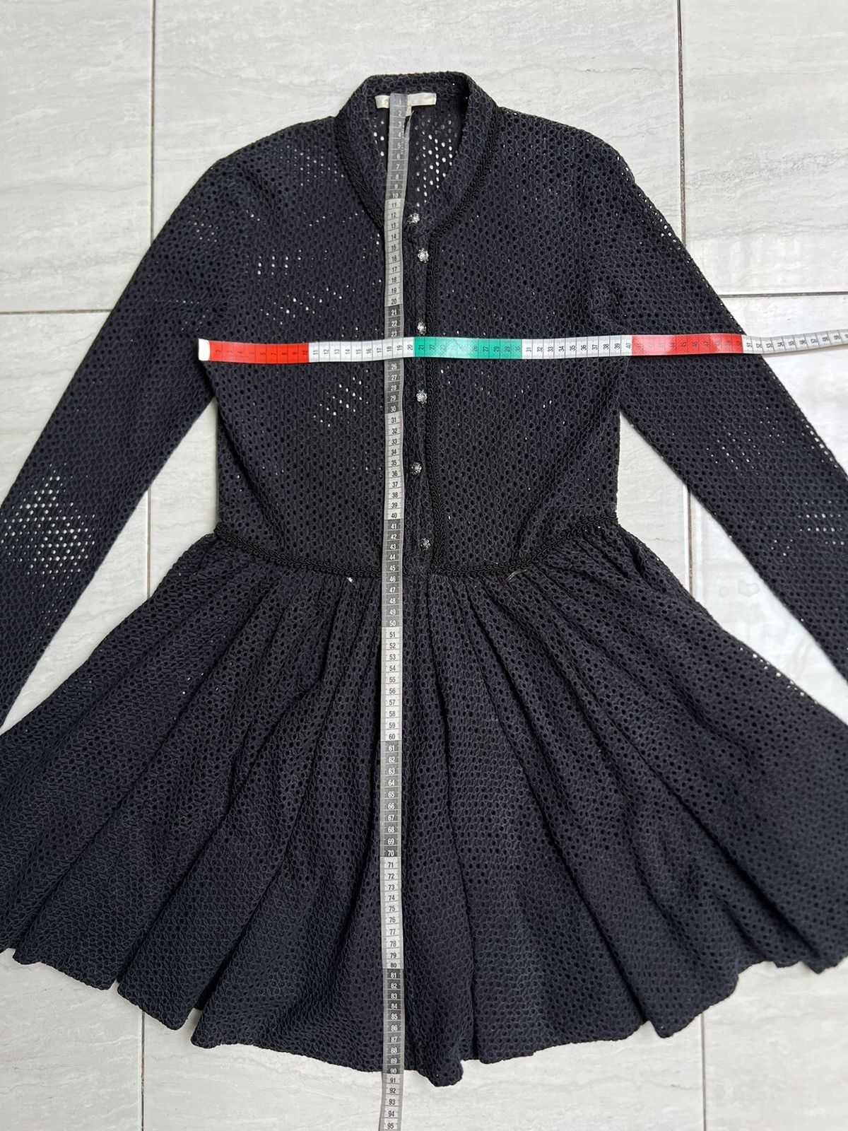 Maje MAJE Mesh Midi Dress Size XS / US 0-2 / IT 36-38 - 7 Thumbnail
