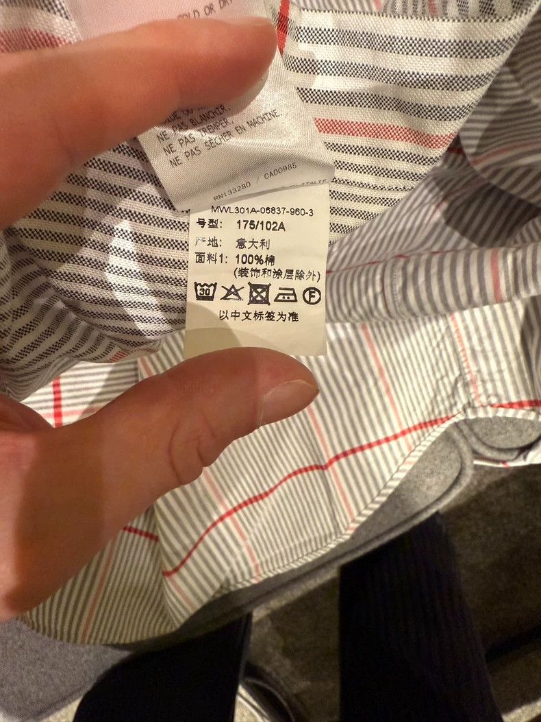 Thom Browne THOM BROWNE Check Twin Sleeves Shirt 2502-Nextarrow Size US L / EU 52-54 / 3 - 7 Thumbnail