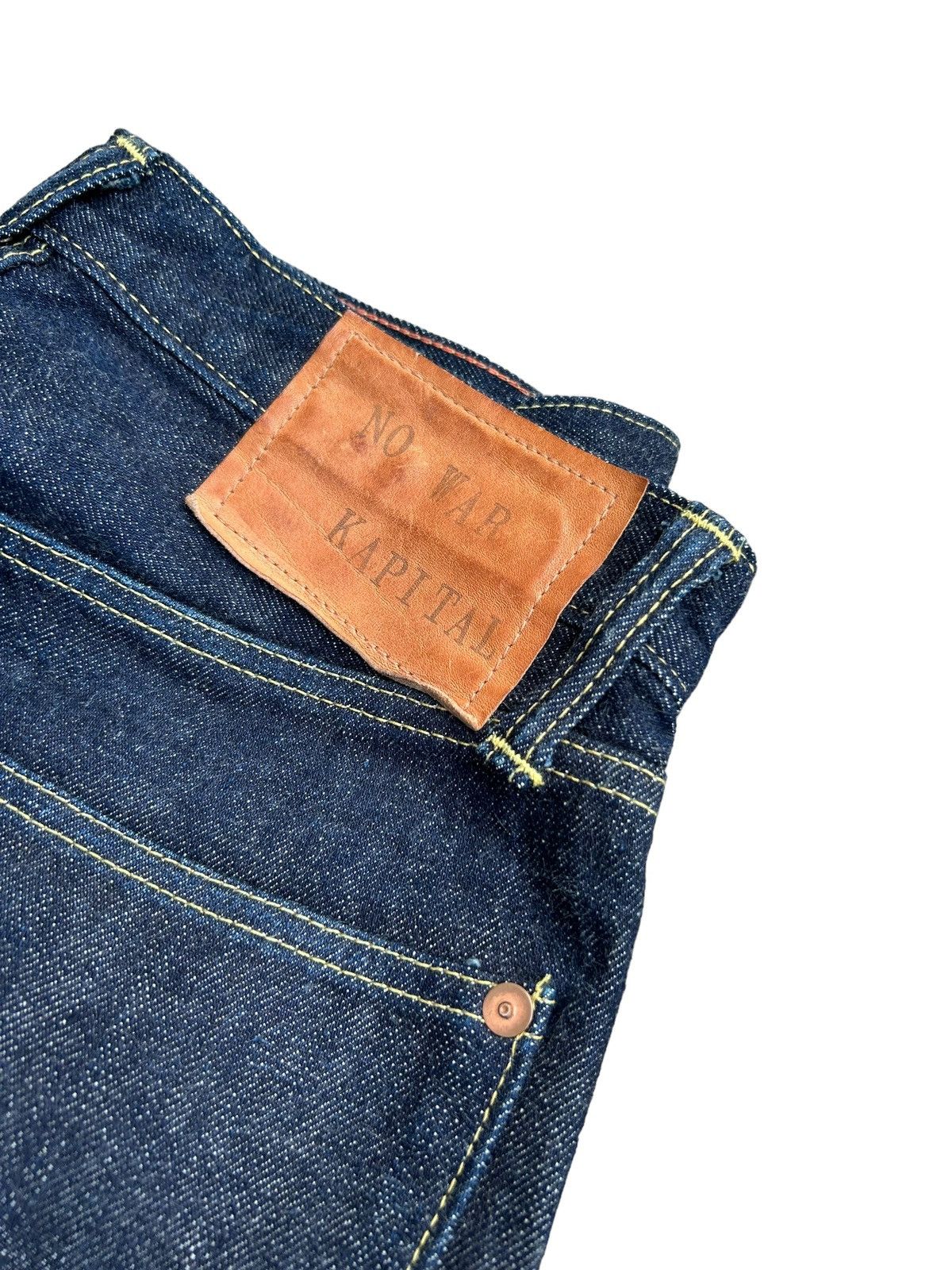 Japanese Brand × Kapital × Kapital Kountry KAPITAL NO WAR Redline Selvedge Denim ☠️ Size US 28 / EU 44 - 9 Thumbnail