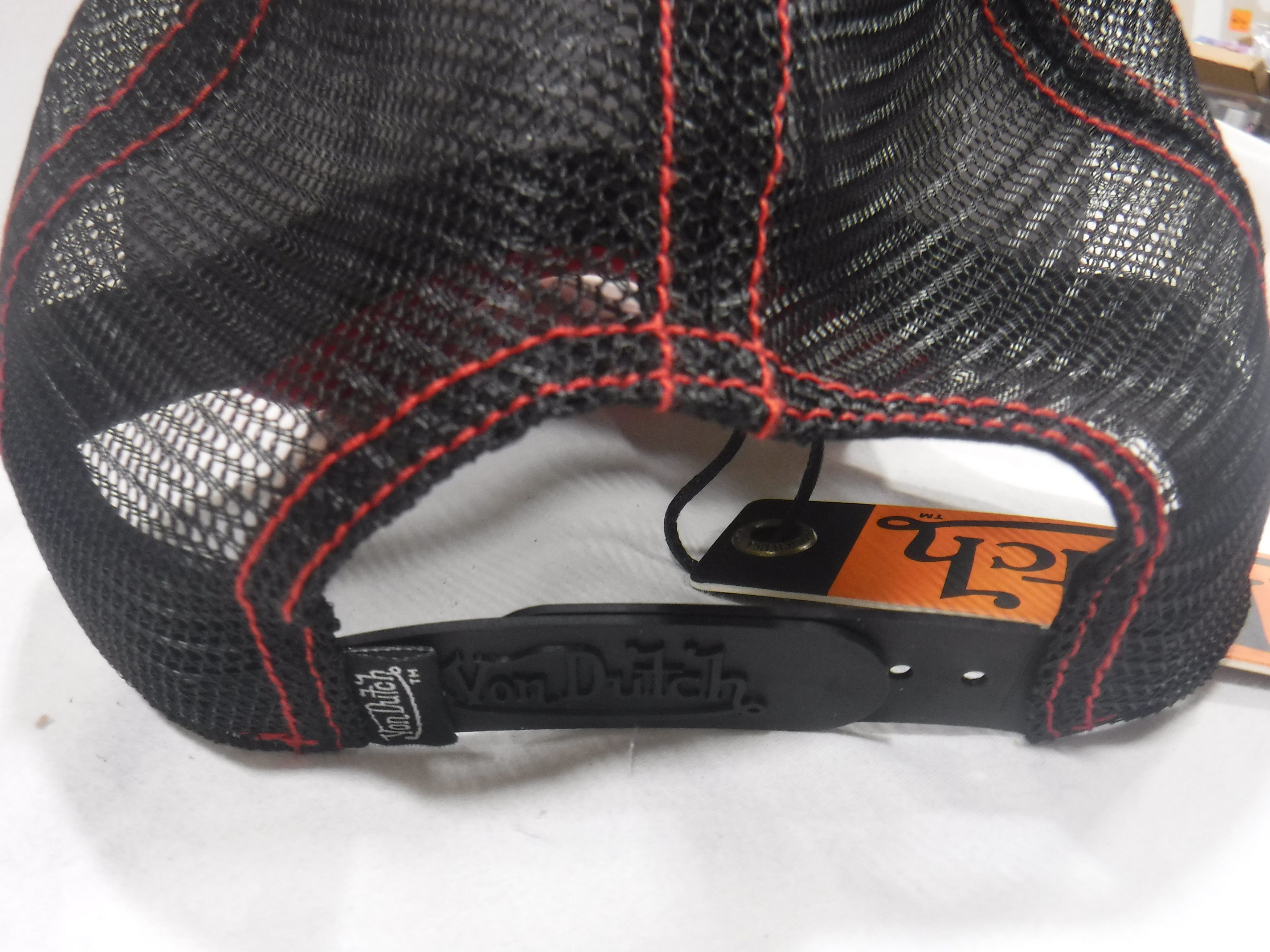 Von Dutch Von Dutch Red Trucker Hat (VH53) Size ONE SIZE - 2 Thumbnail