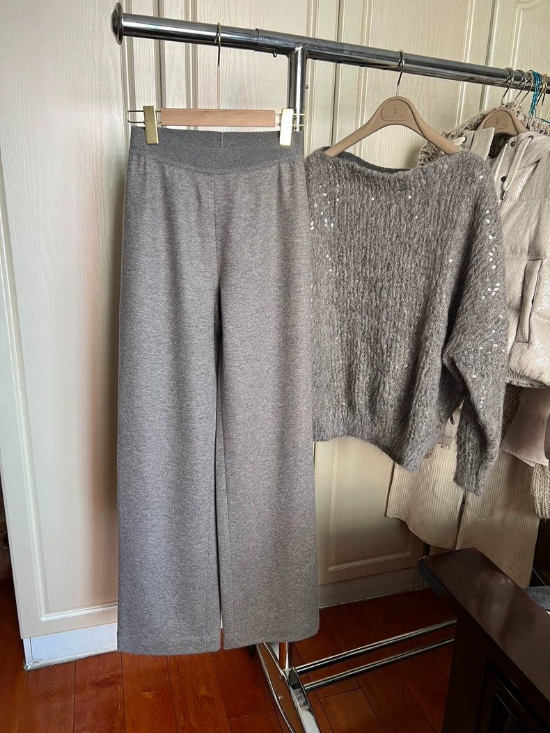 Loro Piana LORO PIANA Cashmere wide leg pants Size 26" / US 2 / IT 38 - 2 Thumbnail