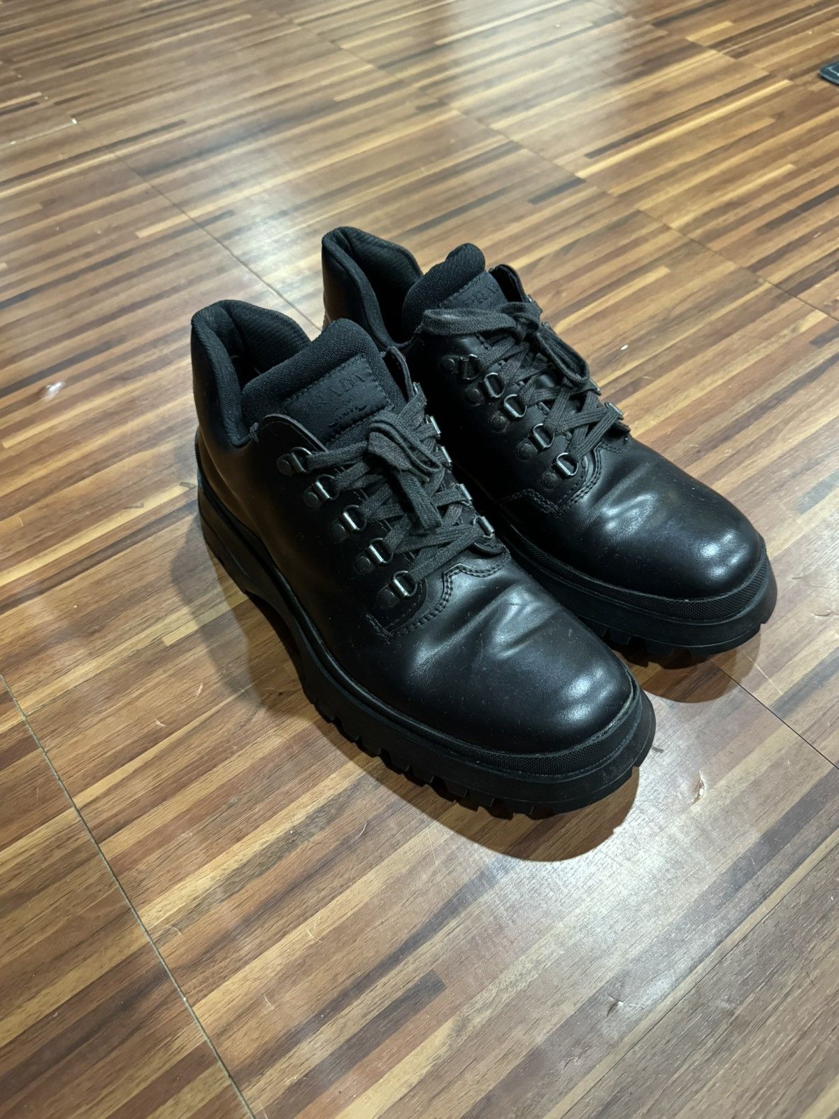 Prada Prada Derby Chunky Boots Size US 8 / EU 41 - 2 Thumbnail