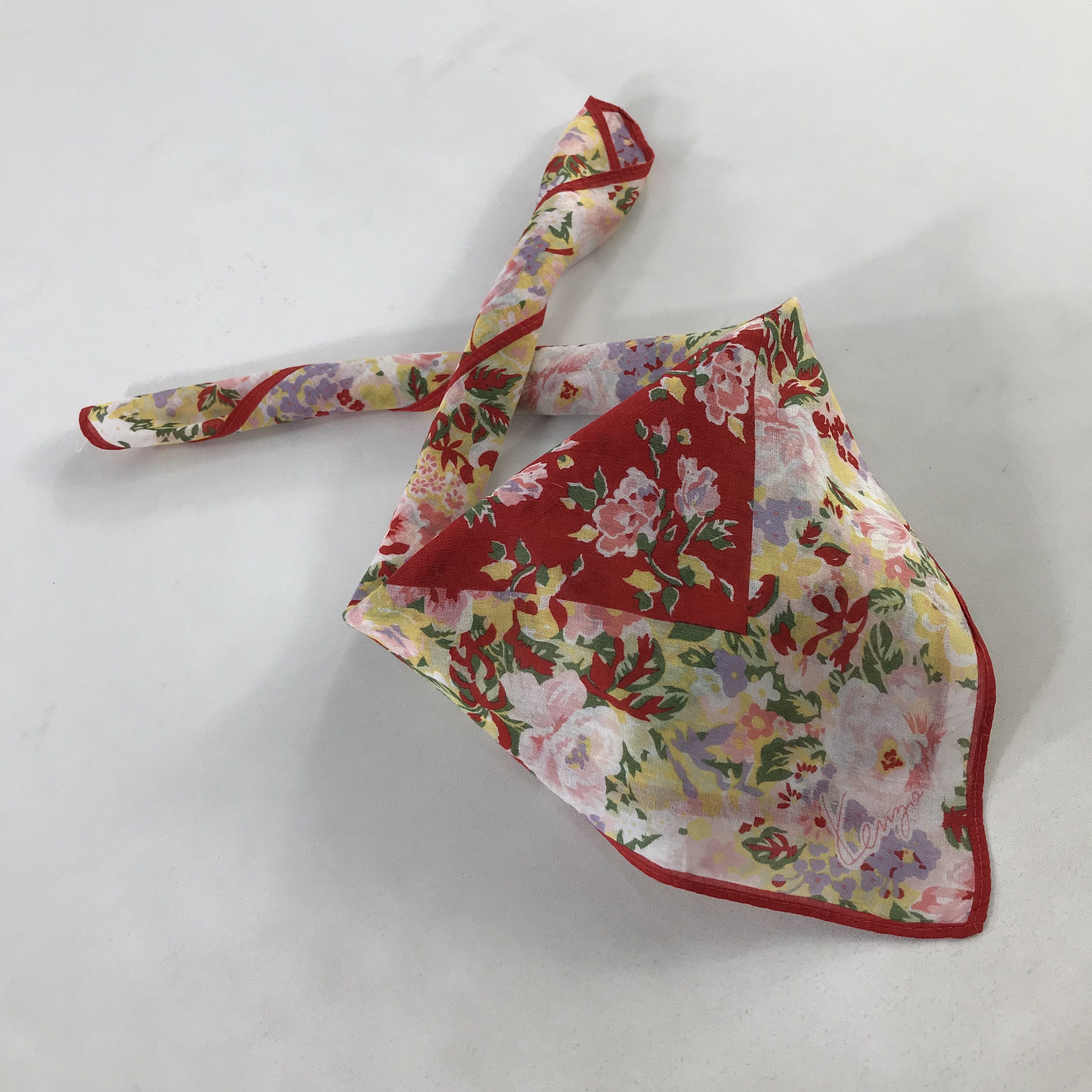 Kenzo × Vintage Kenzo Bandana / Handkerchief / Neckerchief - S1025 Size ONE SIZE - 4 Thumbnail