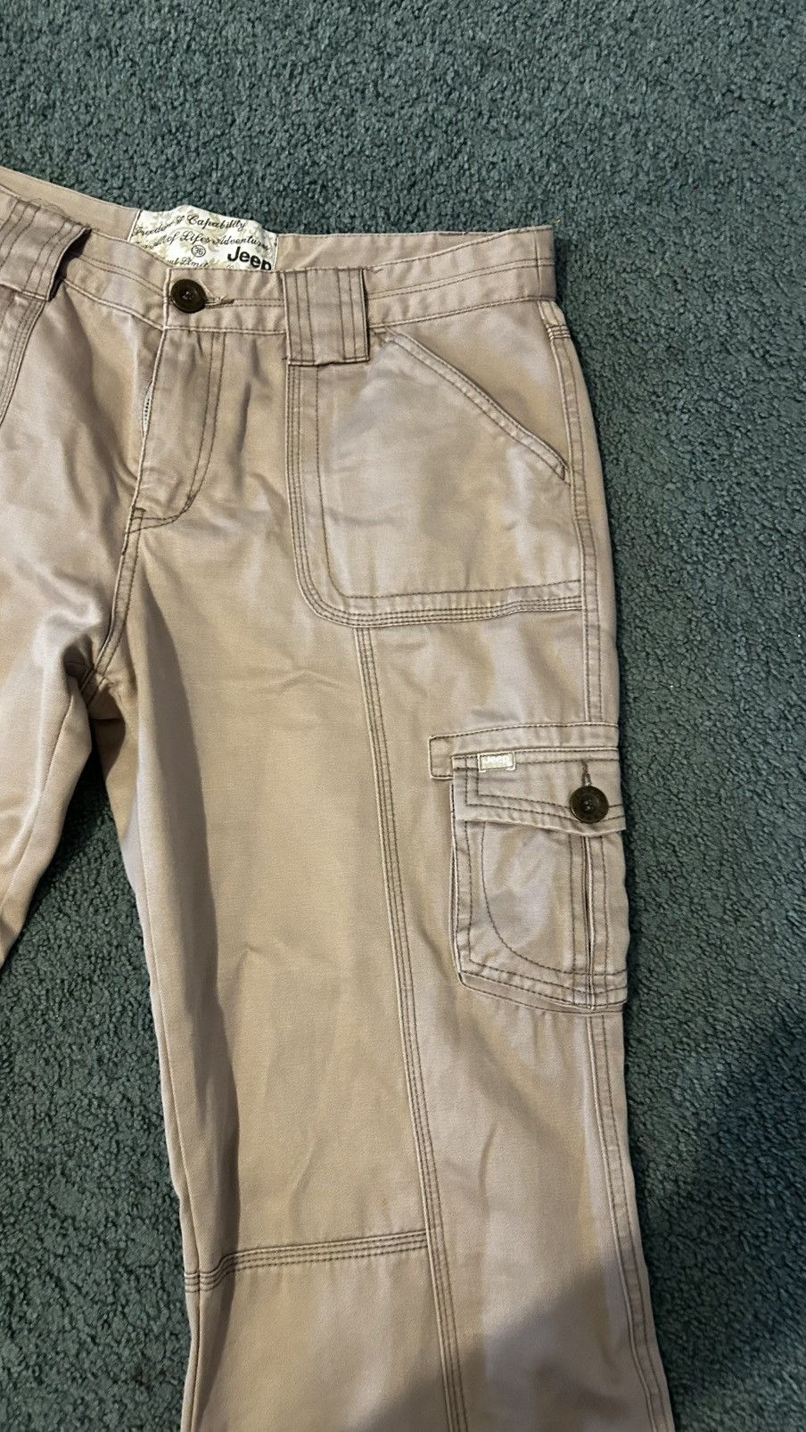 Vintage VINTAGE Jeep cargo pants Size US 36 / EU 52 - 3 Thumbnail