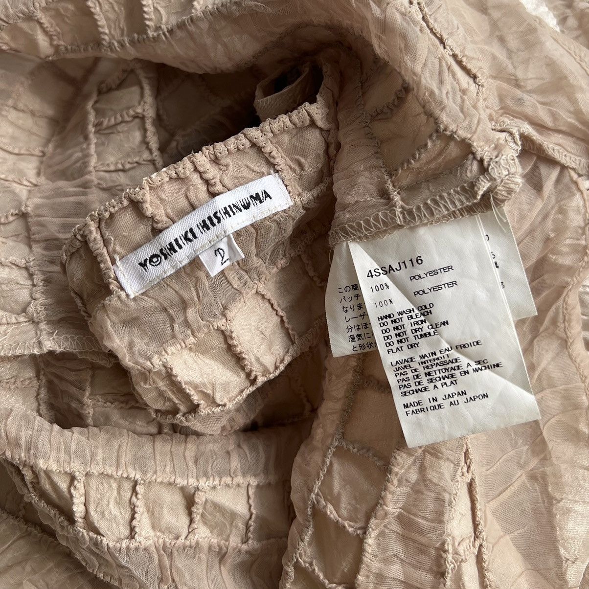 Issey Miyake × Japanese Brand × Pleats Please Issey Miyake YOSHIKI HISHINUMA Intricate Pleats🇯🇵 Size M / US 6-8 / IT 42-44 - 7 Thumbnail