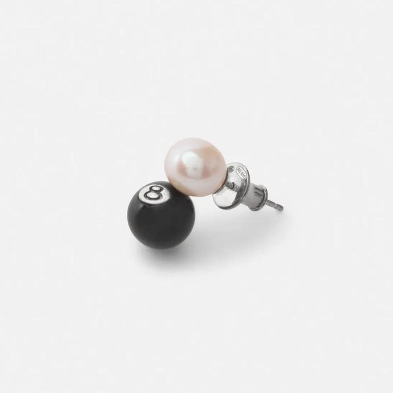image of Stussy 8 Ball Earring in Black, Women's
