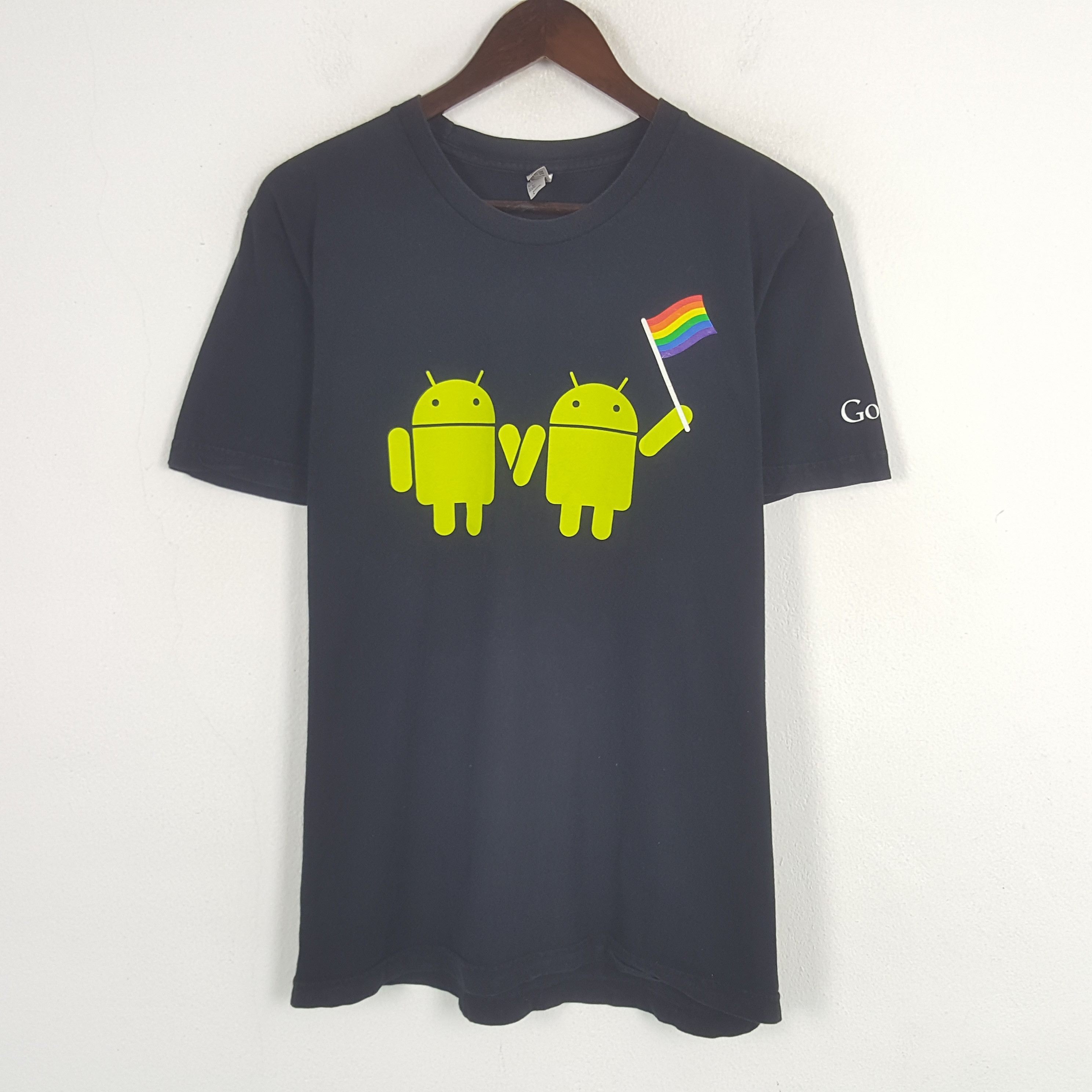 American Apparel × Vintage Vintage Google Android Pride Tshirt Size US L / EU 52-54 / 3 - 1 Thumbnail