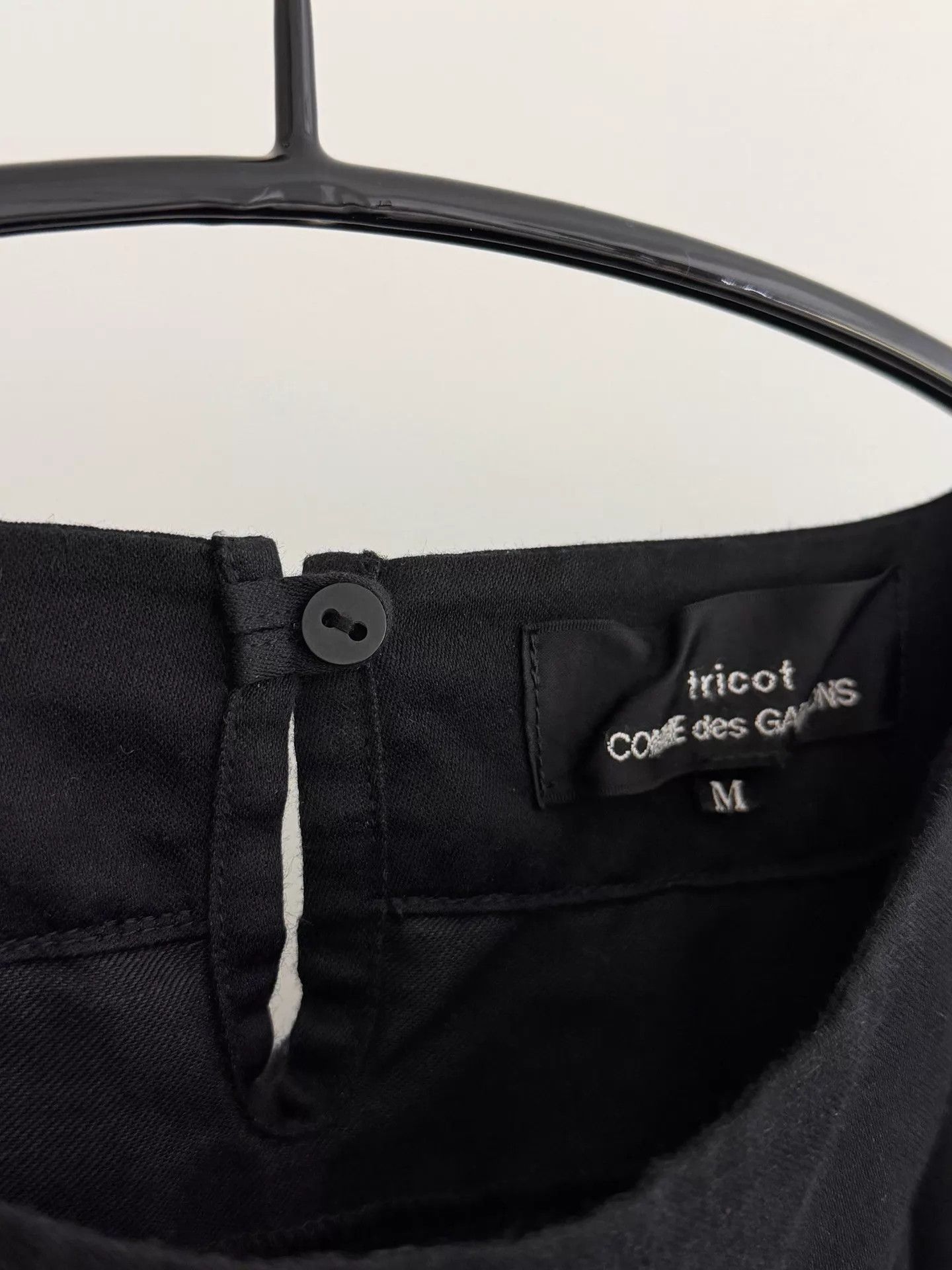 Comme des Garcons CDG 21SS Tricot Pleated Black CottonLinen Pocketed Dress Size M / US 6-8 / IT 42-44 - 8 Thumbnail