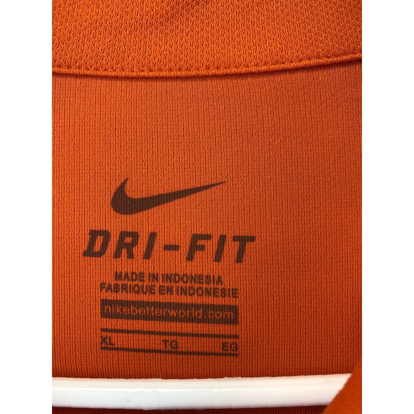 Nike Nike Tour Performance Polo Shirt Men XL Golf Drifit 75-42 Orange Logo Button Collared Short Sleeve Size US XL / EU 56 / 4 - 5 Thumbnail