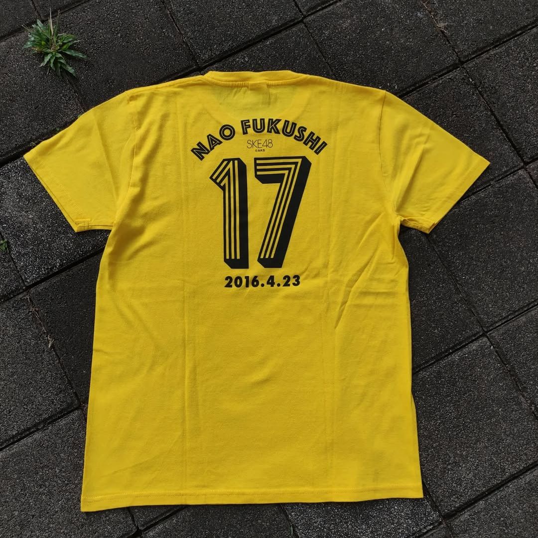 Band Tees SKE48 Nao Fukushi 17th Birthday 2016 Tee Size US L / EU 52-54 / 3 - 2 Thumbnail