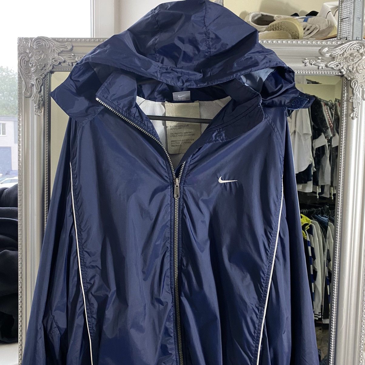 Nike Vintage Nike Track Jacket Striped Mini Swoosh 00s Y2K Size US L / EU 52-54 / 3 - 2 Thumbnail