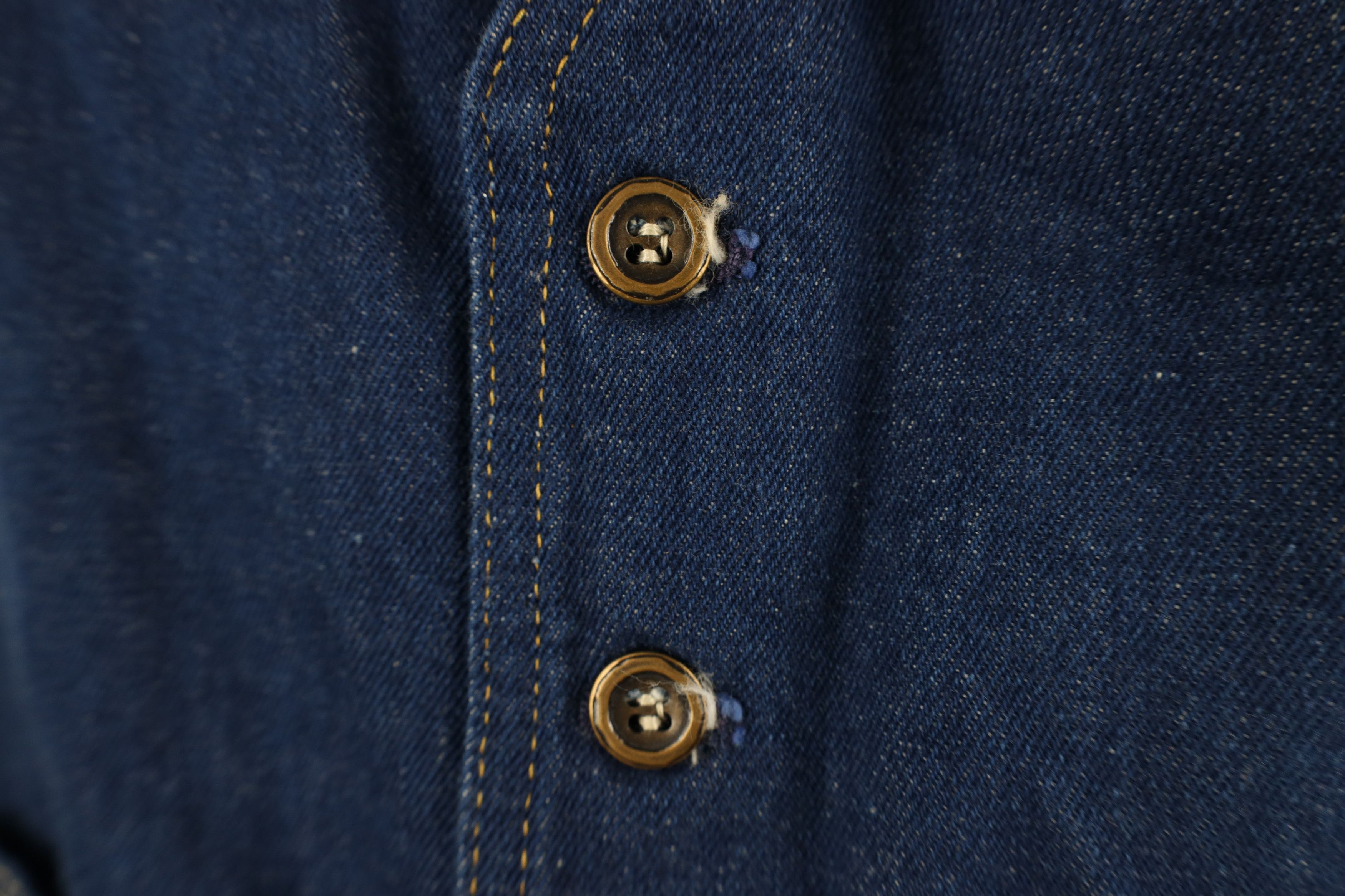 Lee × Vintage Vintage 60s 70s Lee Cowboy Denim Jean Vest Jacket Blue USA Size US L / EU 52-54 / 3 - 6 Thumbnail