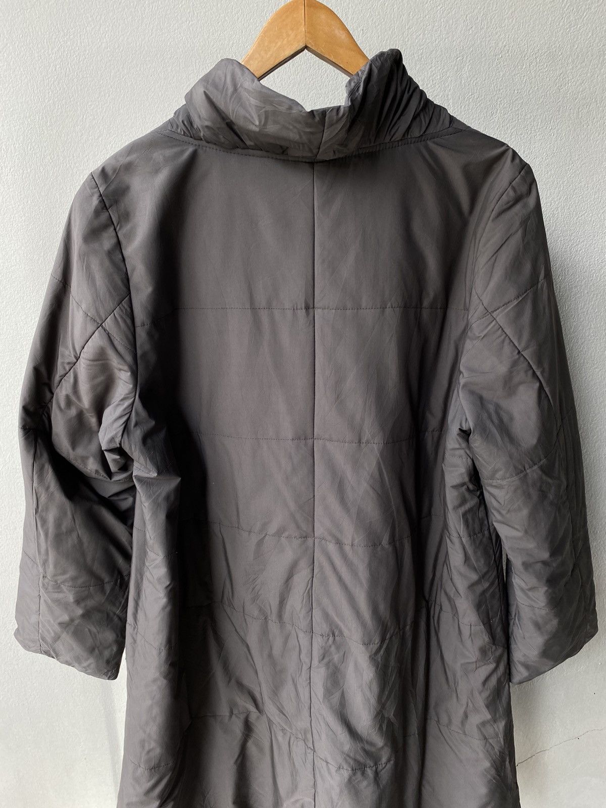 Issey Miyake Plantation Dark grey long coat Size M / US 6-8 / IT 42-44 - 19 Thumbnail